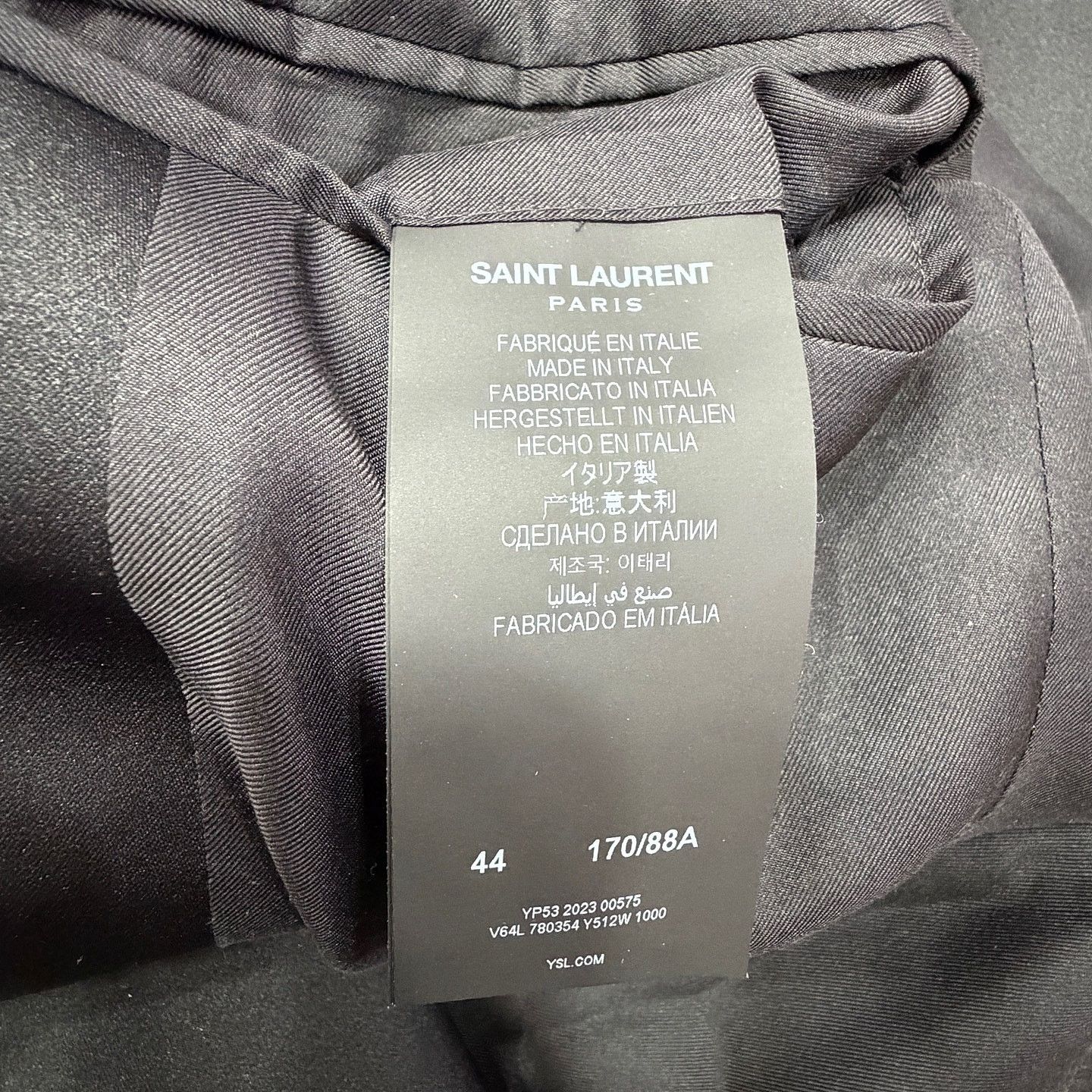 Saint Laurent Paris Saint Laurent Single Button Blazer Size 34R Size 34R - 7 Thumbnail