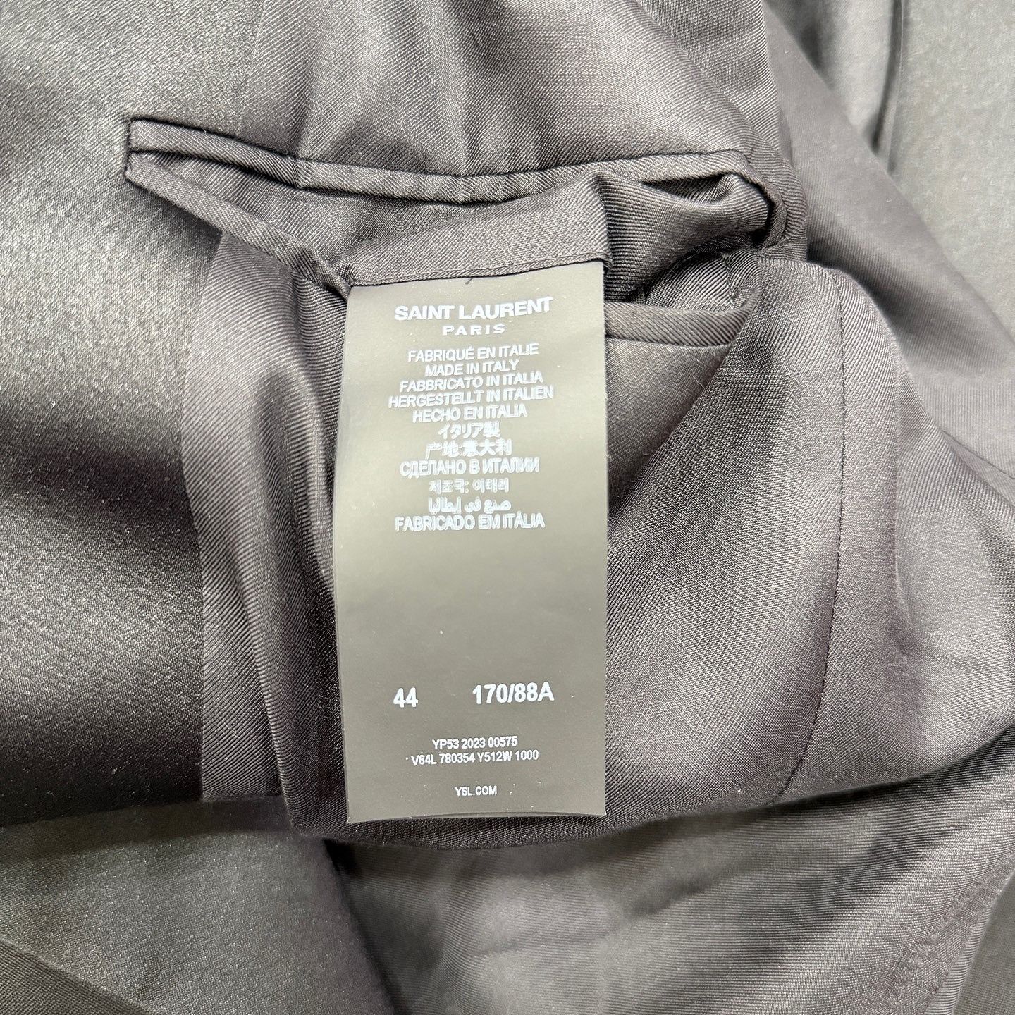 Saint Laurent Paris Saint Laurent Single Button Blazer Size 34R Size 34R - 4 Thumbnail