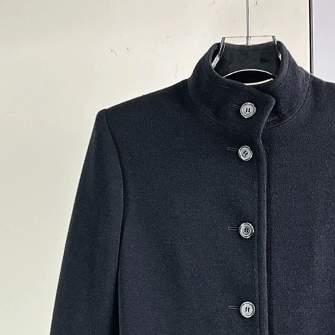 Saint Laurent Paris Saint Laurent Wool Belted Jacket Size 34 Size XS / US 0-2 / IT 36-38 - 5 Thumbnail