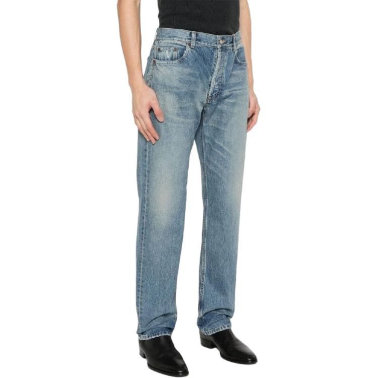 Saint Laurent Paris Saint Laurent Washed Denim Jeans Size 31 Size US 31 - 14 Thumbnail