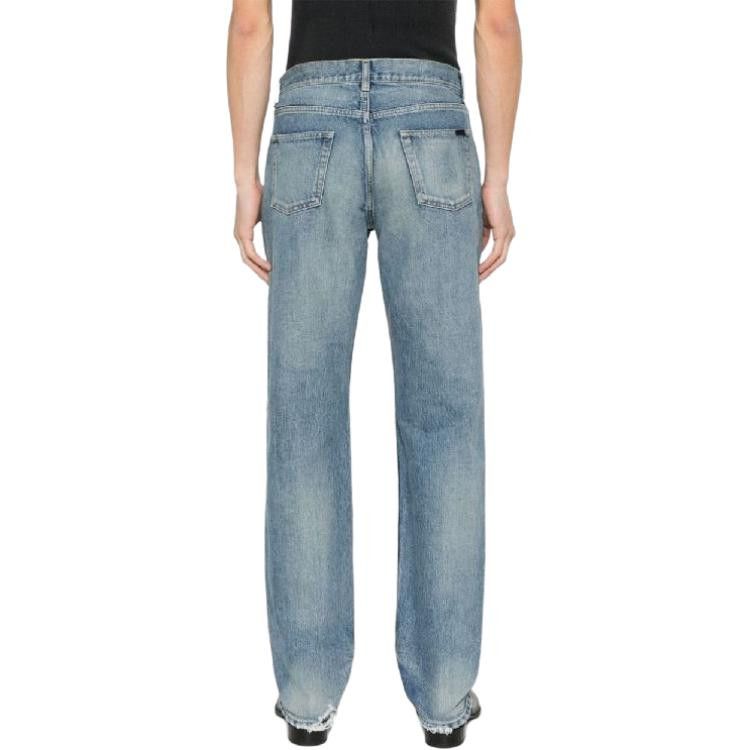 Saint Laurent Paris Saint Laurent Washed Denim Jeans Size 31 Size US 31 - 13 Thumbnail