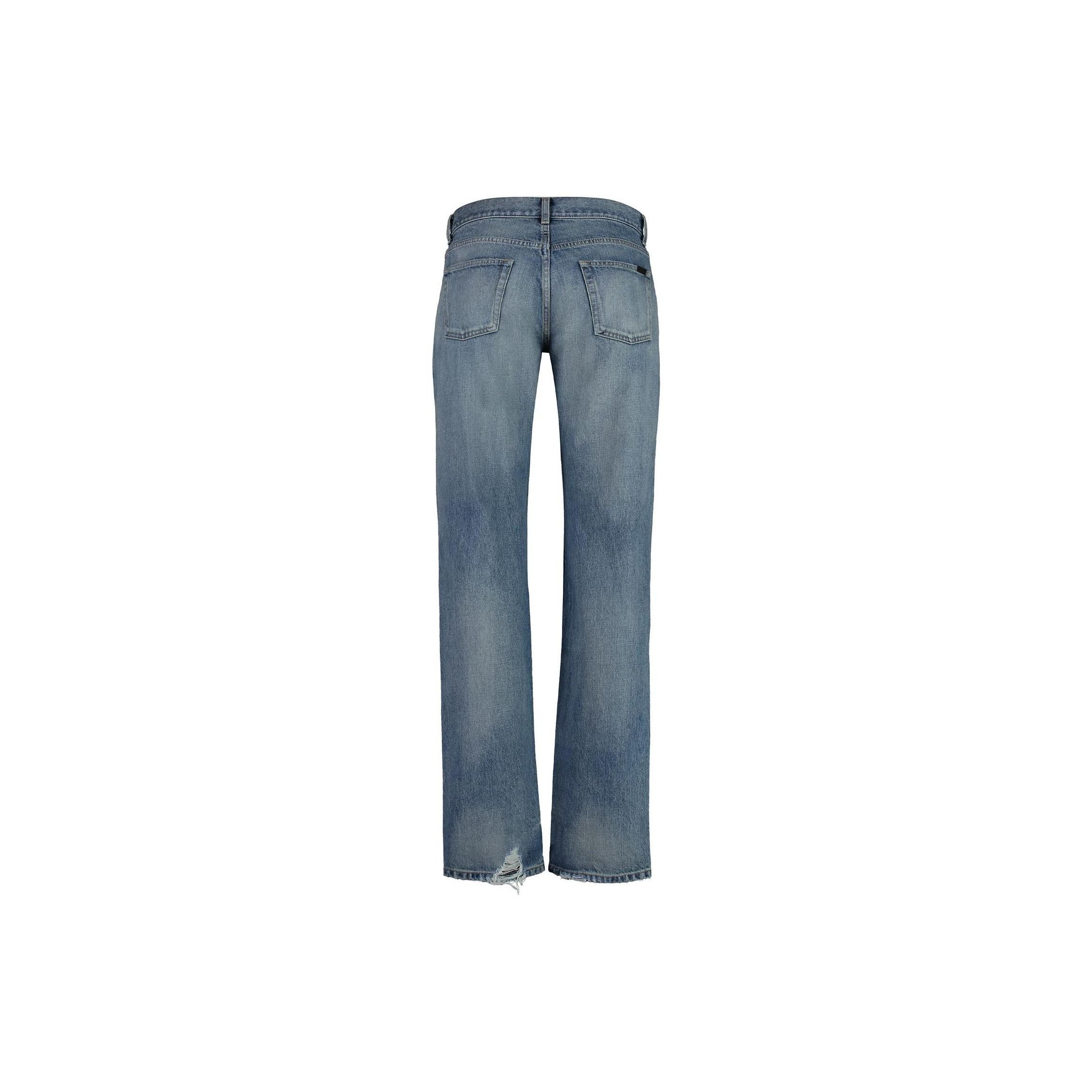 Saint Laurent Paris Saint Laurent Washed Denim Jeans Size 31 Size US 31 - 11 Thumbnail