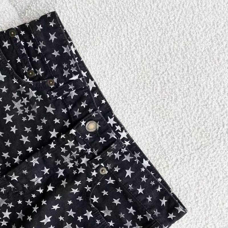 Saint Laurent Paris Saint Laurent Star Print Shorts Size 26 Size 26" / US 2 / IT 38 - 5 Thumbnail