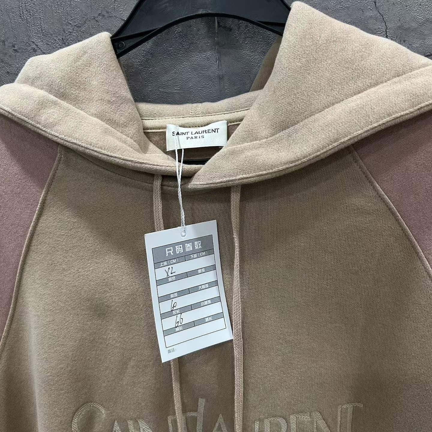 Saint Laurent Paris Saint Laurent Embroidered Logo Hoodie Size XL Size US XL / EU 56 / 4 - 3 Thumbnail