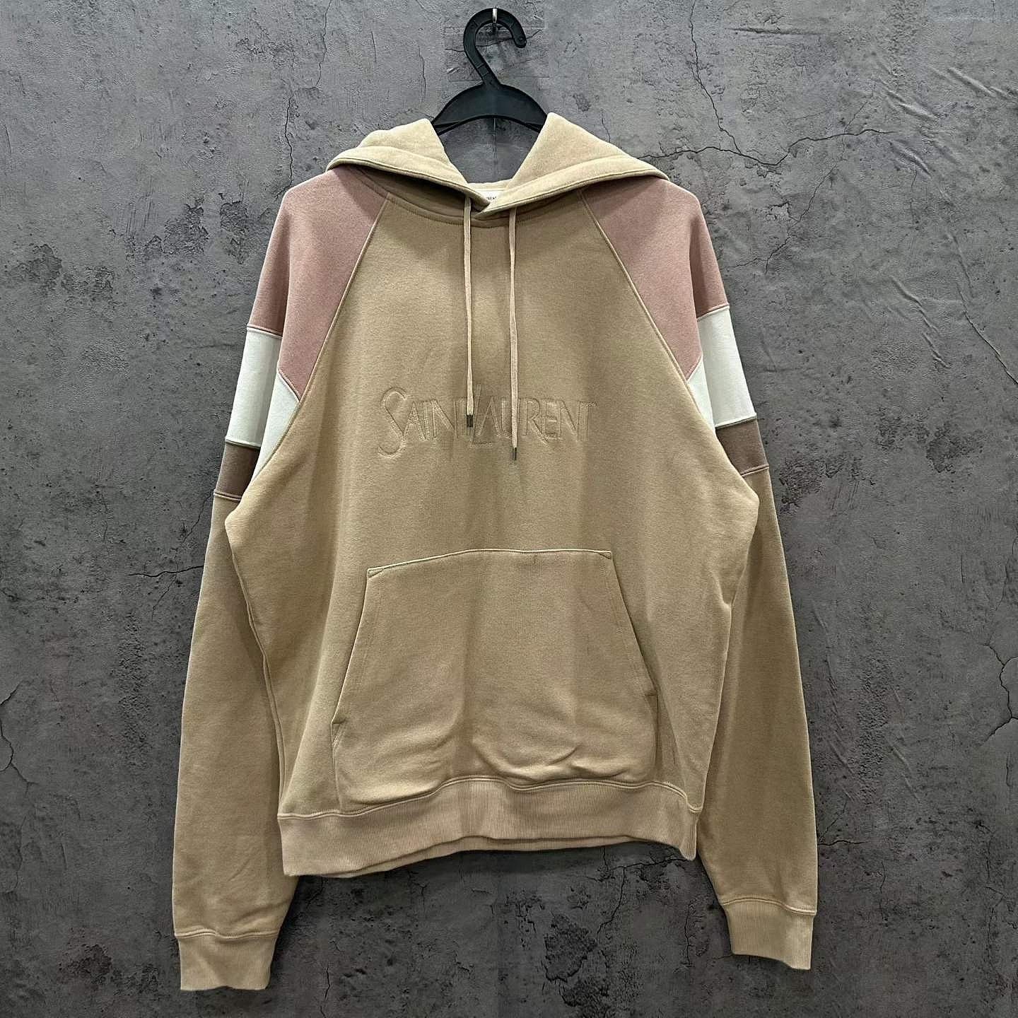 Saint Laurent Paris Saint Laurent Embroidered Logo Hoodie Size XL Size US XL / EU 56 / 4 - 5 Thumbnail