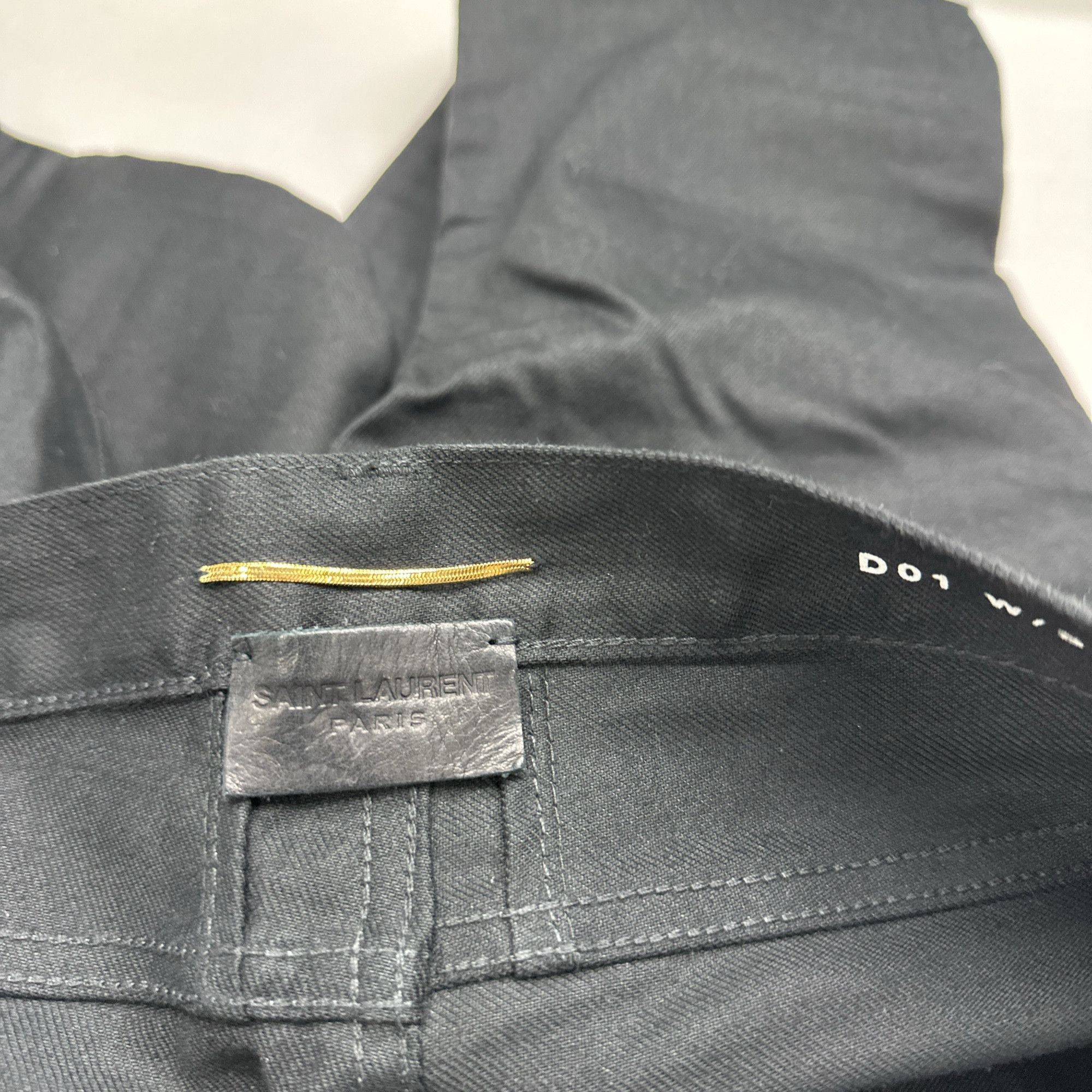 Saint Laurent Paris Saint Laurent D01 Black Jeans Size 27 Size 27" / US 4 / IT 40 - 3 Thumbnail