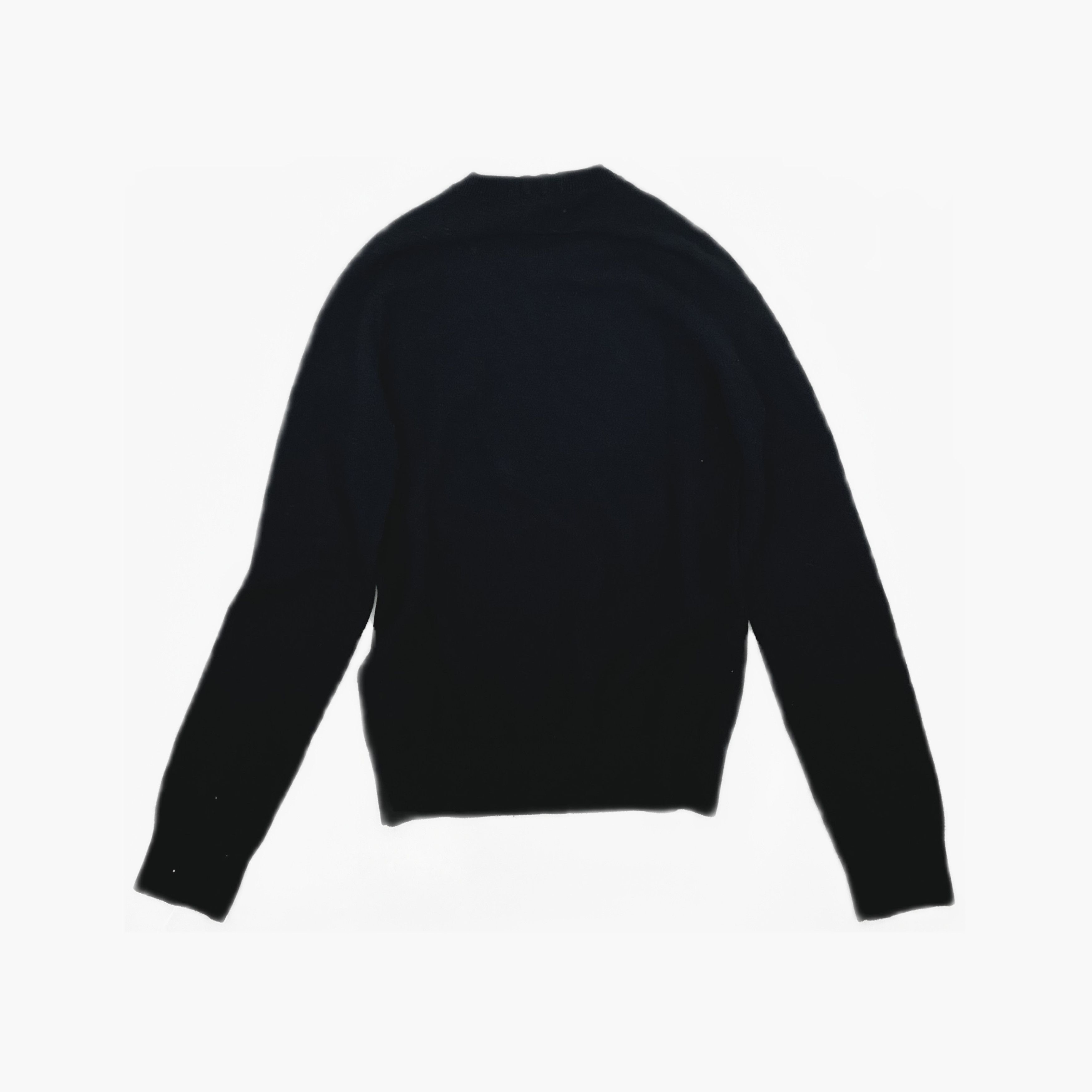 Saint Laurent Paris Saint Laurent Black Crewneck Sweater Size M Size US M / EU 48-50 / 2 - 2 Thumbnail