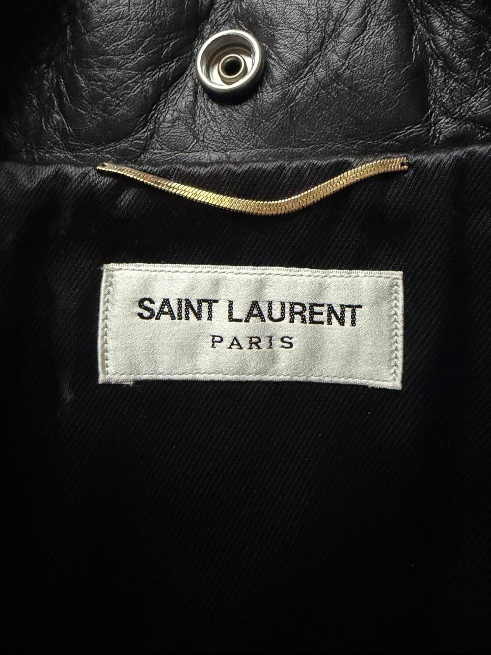 Saint Laurent Paris Saint Laurent Cat Patch Leather Jacket Size 36 Size XS / US 0-2 / IT 36-38 - 3 Thumbnail