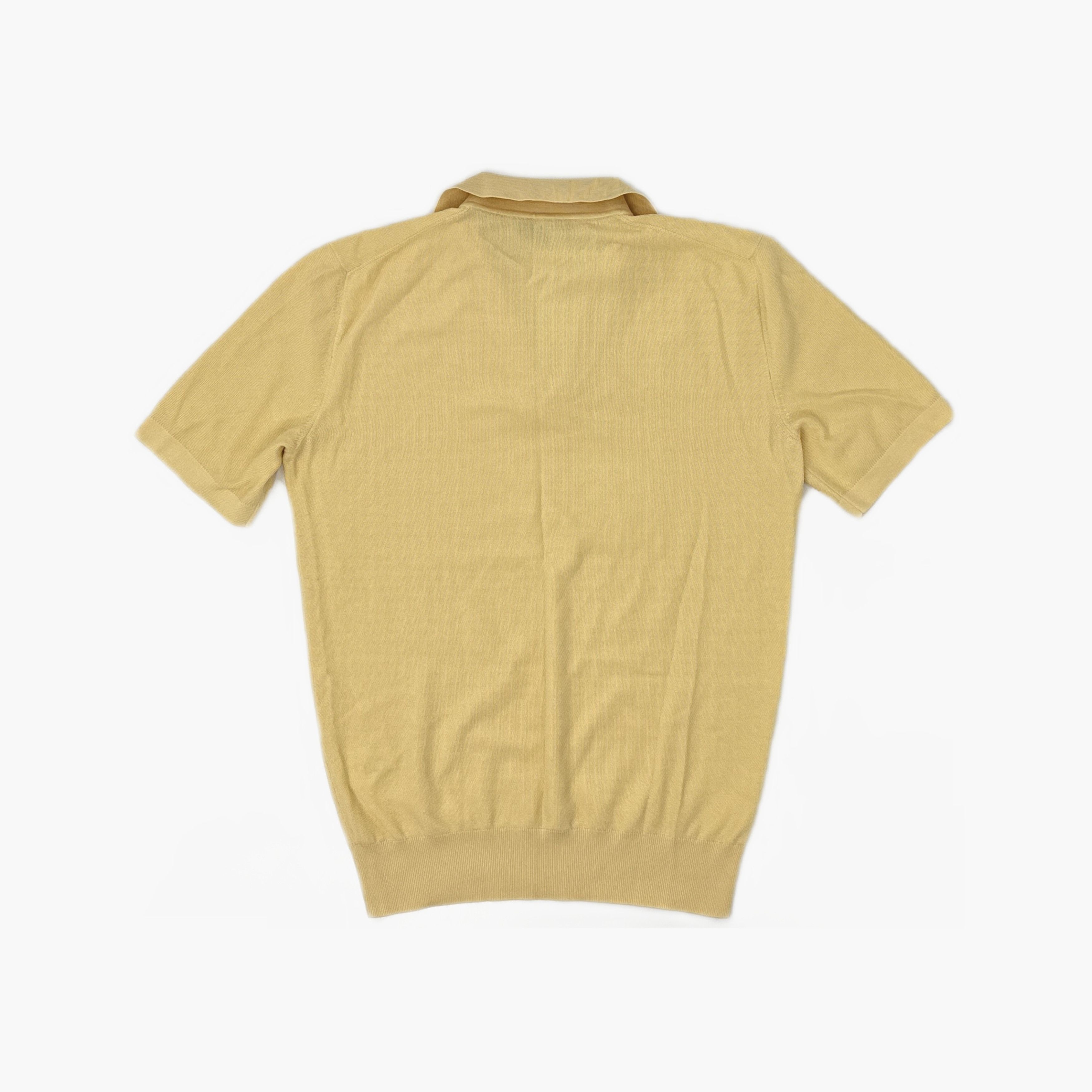 Loro Piana Loro Piana Buttonless Cotton Silk Polo Shirt Size S Size US S / EU 44-46 / 1 - 2 Thumbnail
