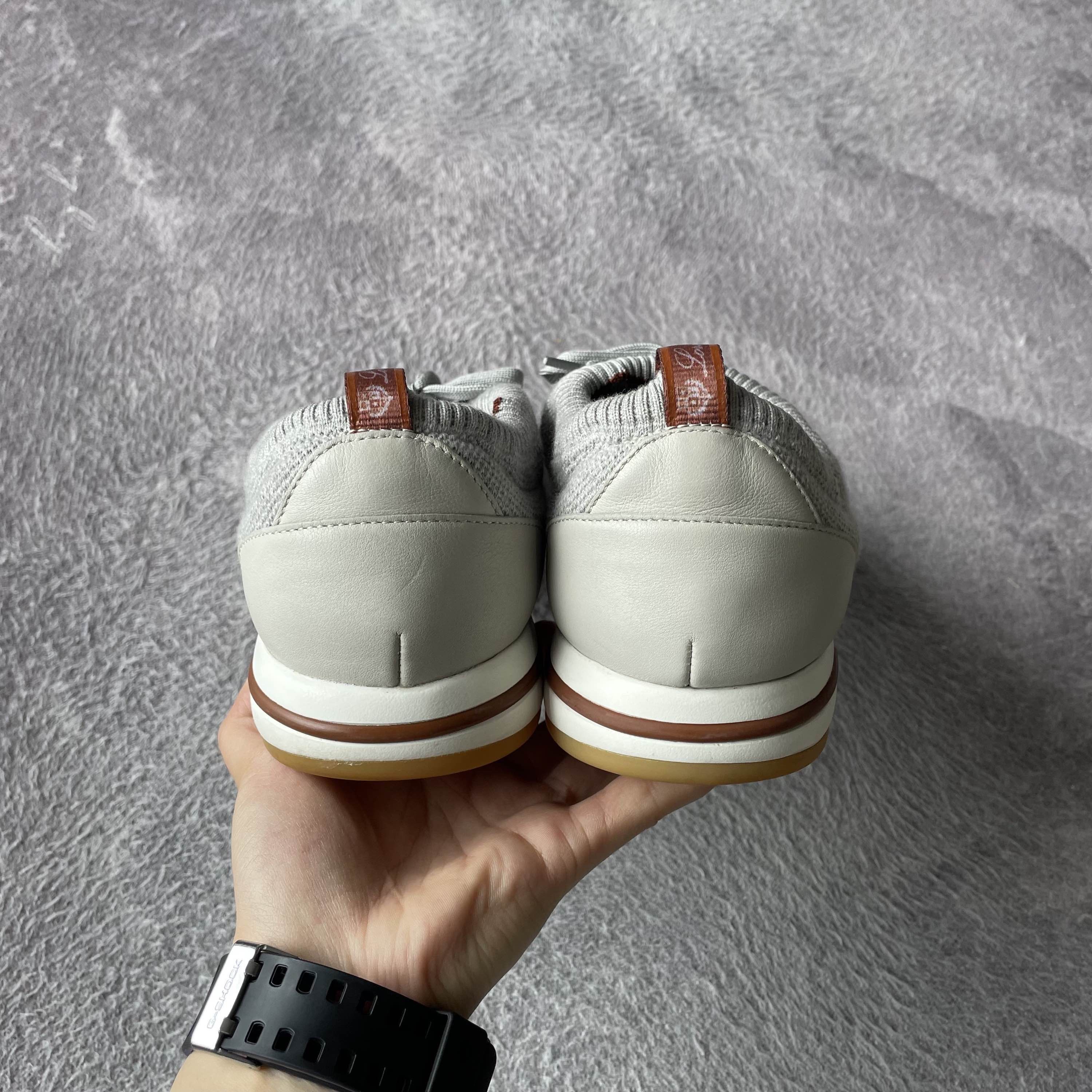 Loro Piana Loro Piana 360 LP Flexy Walk Sneakers Gray Size US 10 / EU 4 Size US 10 / EU 43 - 3 Thumbnail