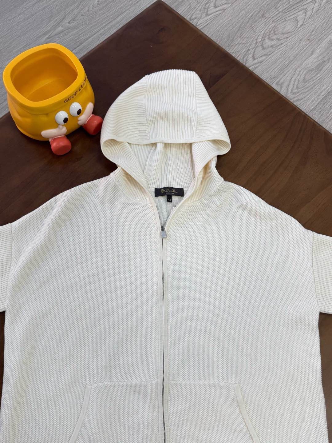 Loro Piana Loro Piana Silk Cotton Blend Zip Hoodie IT 44 Size M / US 6-8 / IT 42-44 - 7 Thumbnail