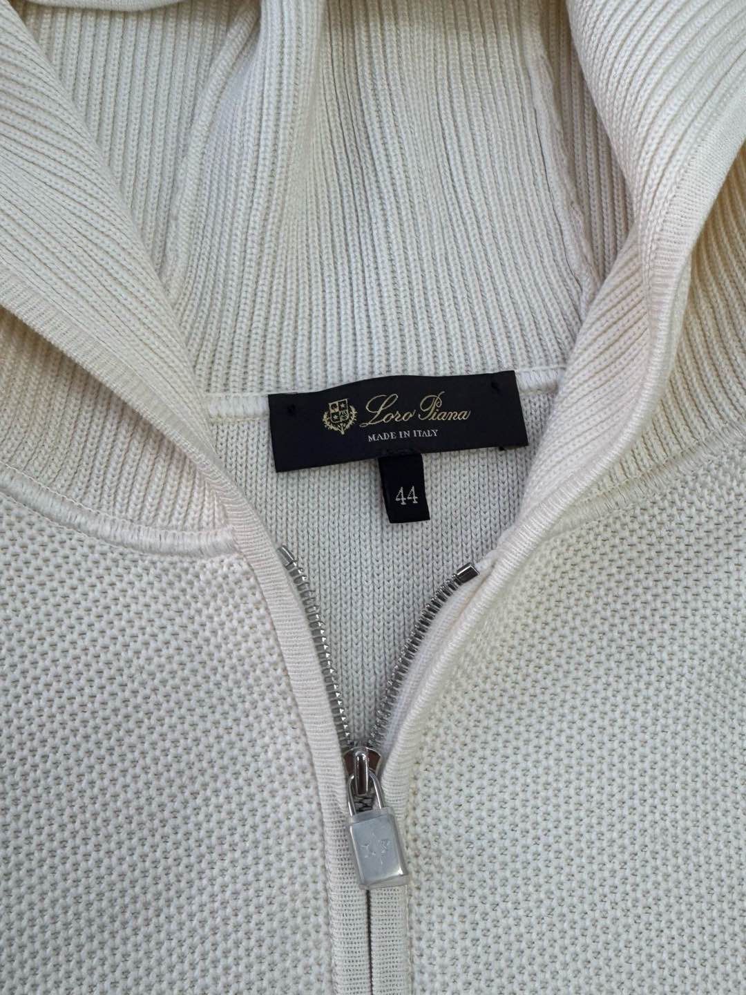 Loro Piana Loro Piana Silk Cotton Blend Zip Hoodie IT 44 Size M / US 6-8 / IT 42-44 - 3 Thumbnail