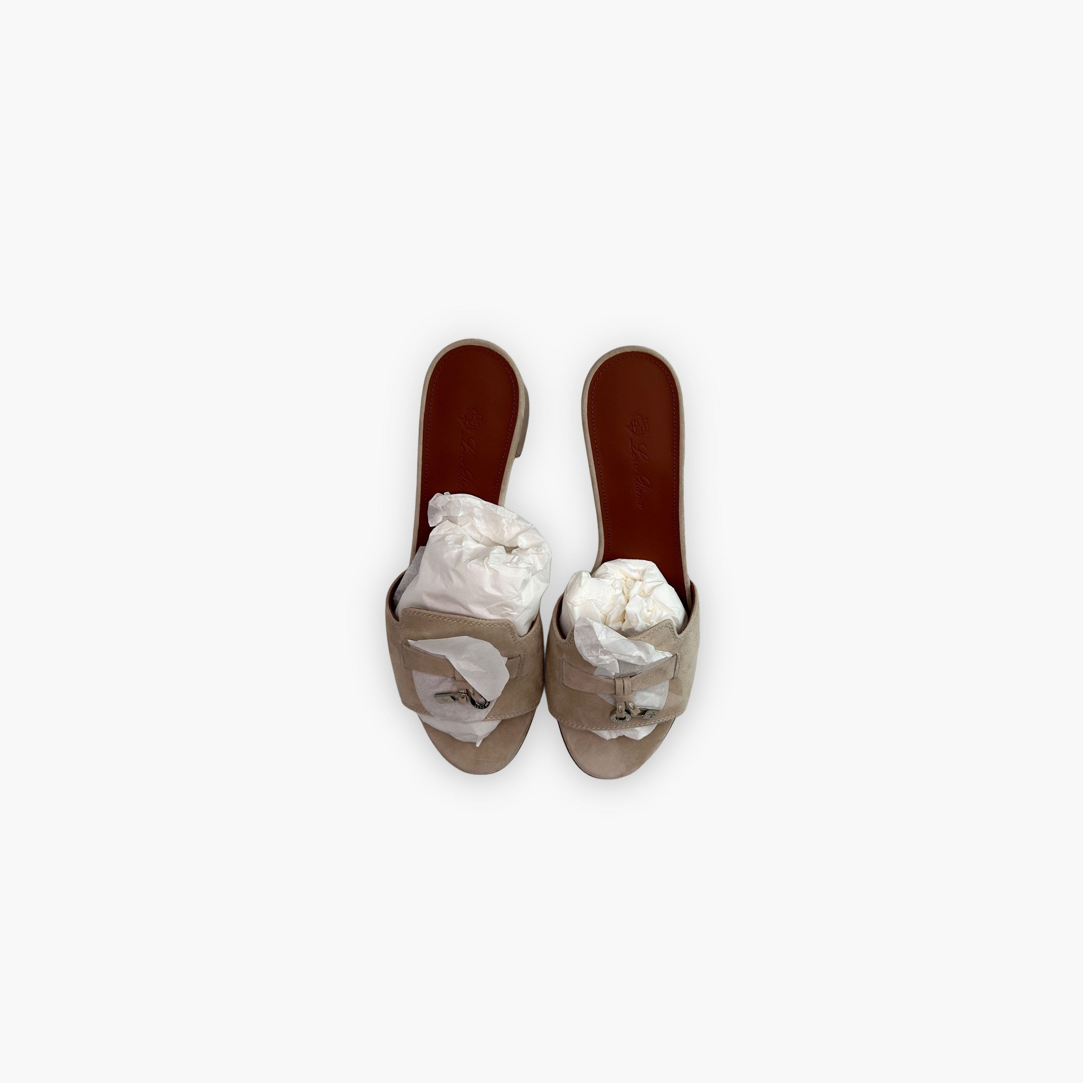Loro Piana Loro Piana Summer Charms Suede Mules Size 37 Size US 7 / IT 37 - 9 Thumbnail