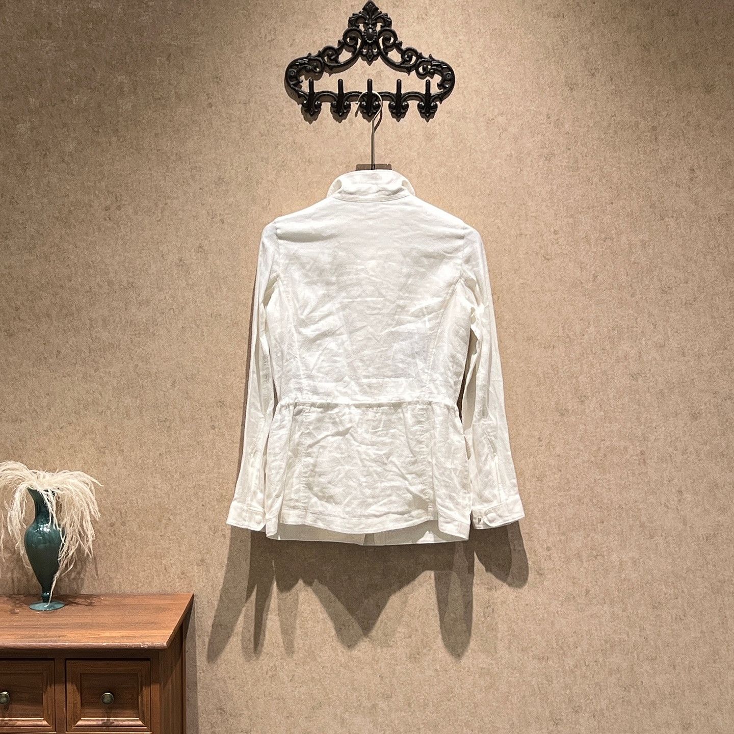 Loro Piana Loro Piana Linen Utility Jacket White Size 38 Size XS / US 0-2 / IT 36-38 - 2 Thumbnail