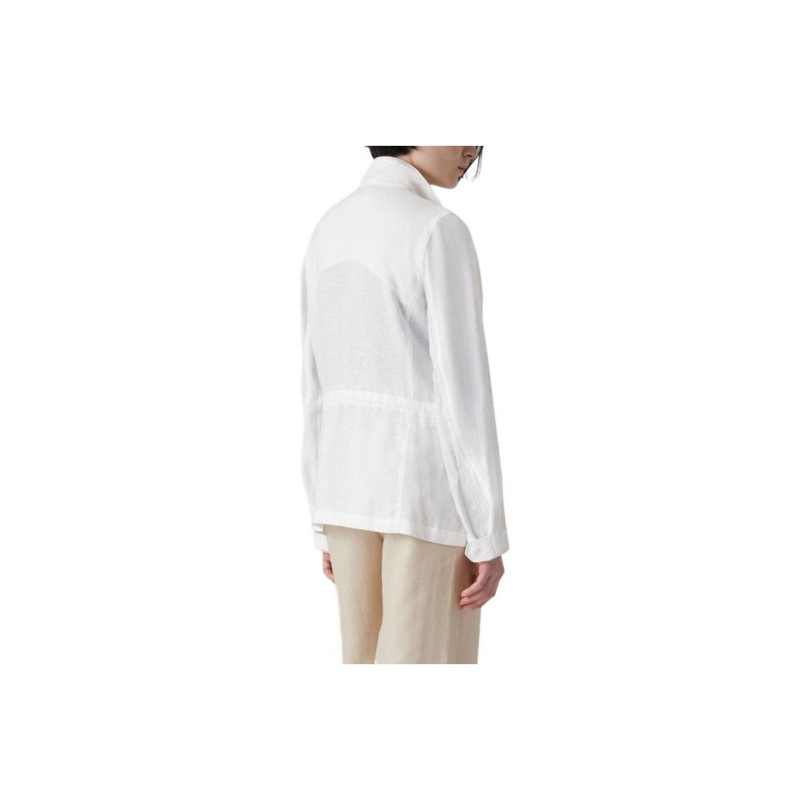 Loro Piana Loro Piana Linen Utility Jacket White Size 38 Size XS / US 0-2 / IT 36-38 - 7 Thumbnail
