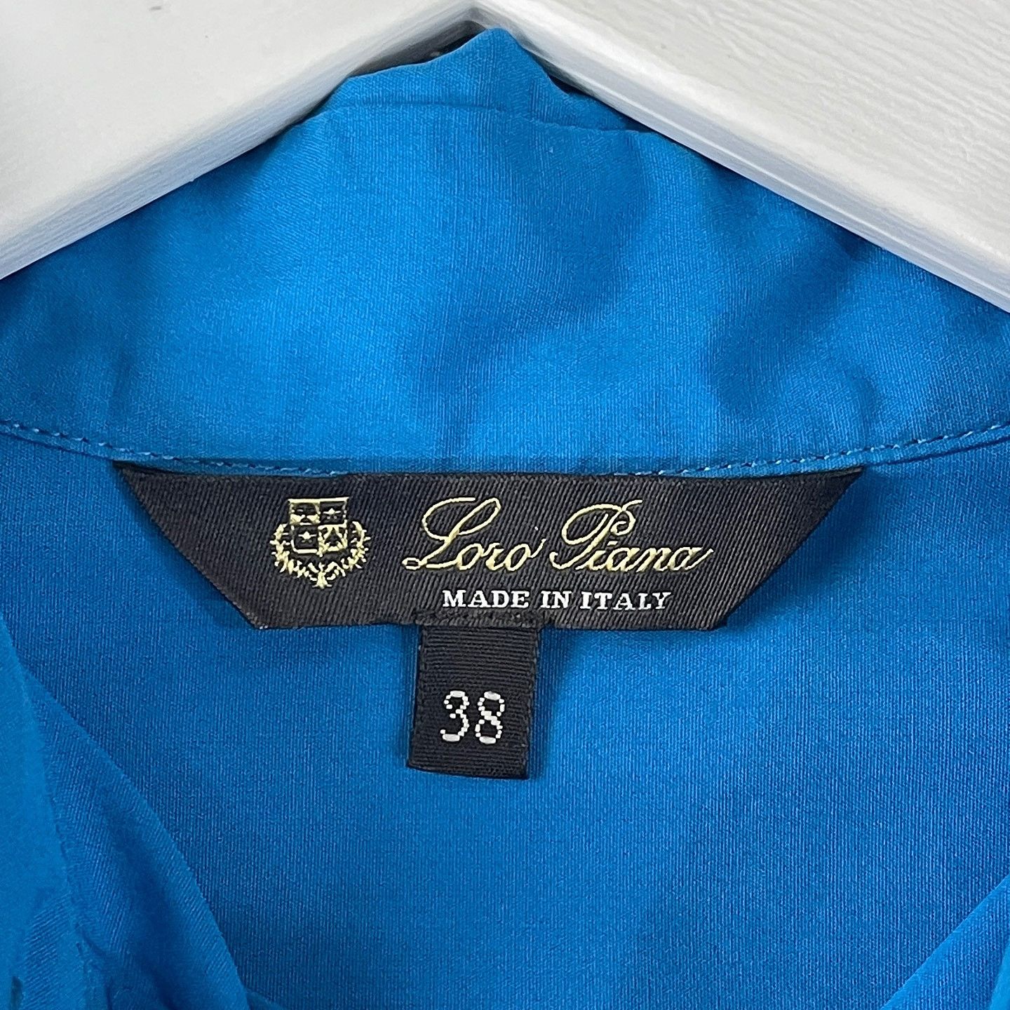 Loro Piana Loro Piana Eyelet Sleeve Button Up Shirt Size 38 Size XS / US 0-2 / IT 36-38 - 3 Thumbnail