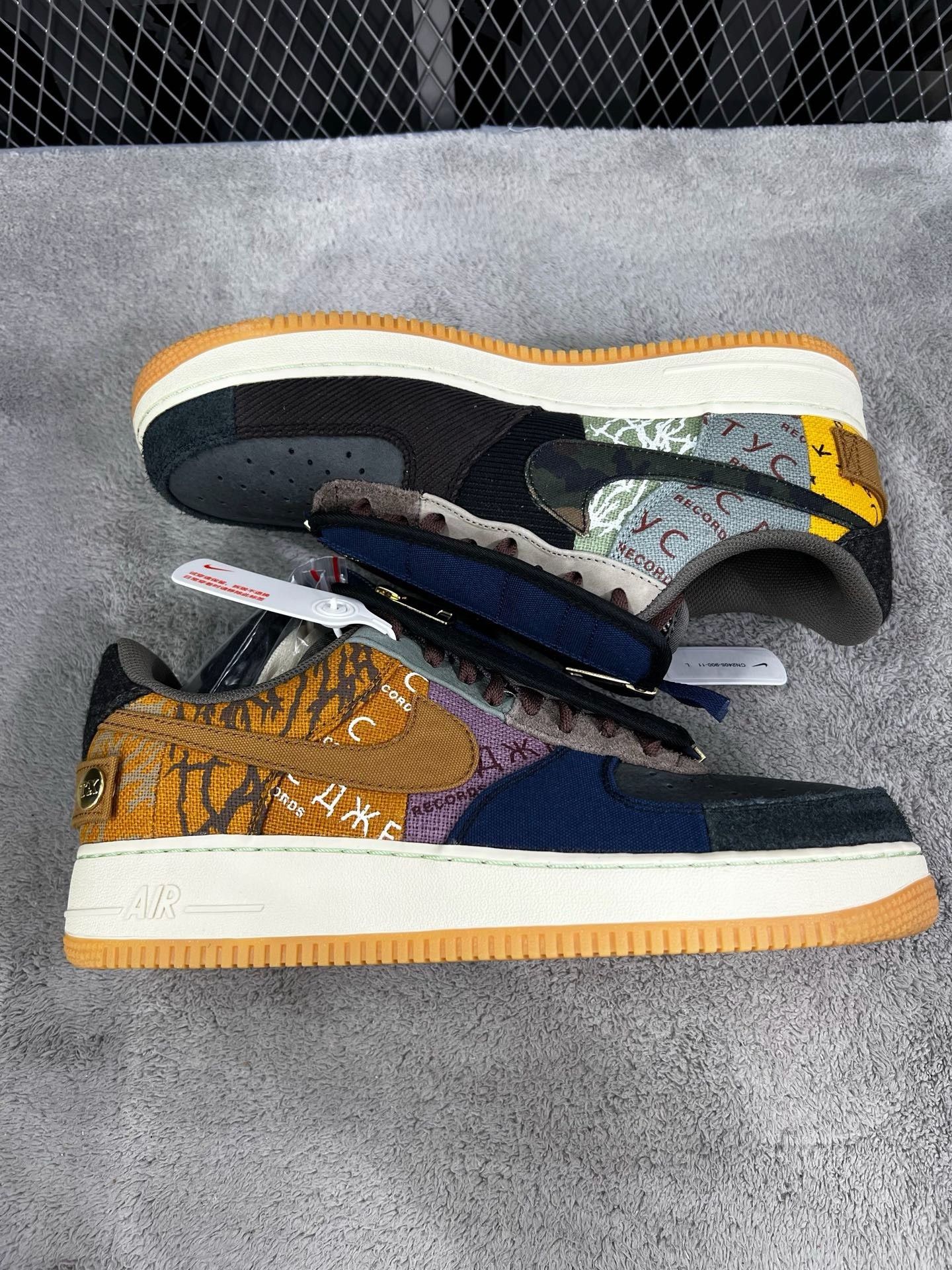 Nike Nike x Travis Scott Cactus Jack Air Force 1 Size 11 Size US 11 / EU 44 - 5 Thumbnail