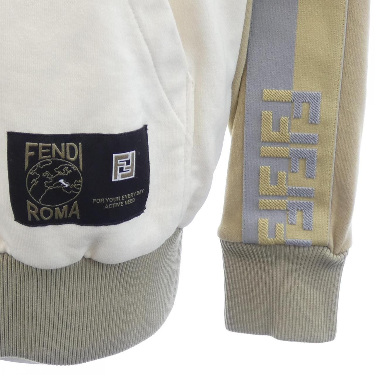 Fendi Fendi Fendi Cotton Hoodie Textile Sweatshirts & Hoodies FAF588 A529 DUTY FREE for USA Size ONE SIZE - 7 Thumbnail
