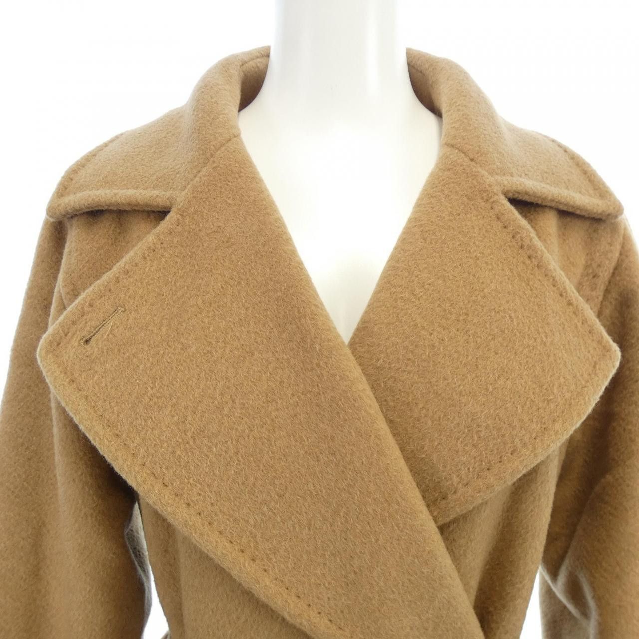 Max Mara Max Mara Max Mara Manuela Camel Coat Textile Outerwear MANUELA DUTY FREE for USA Size ONE SIZE - 5 Thumbnail