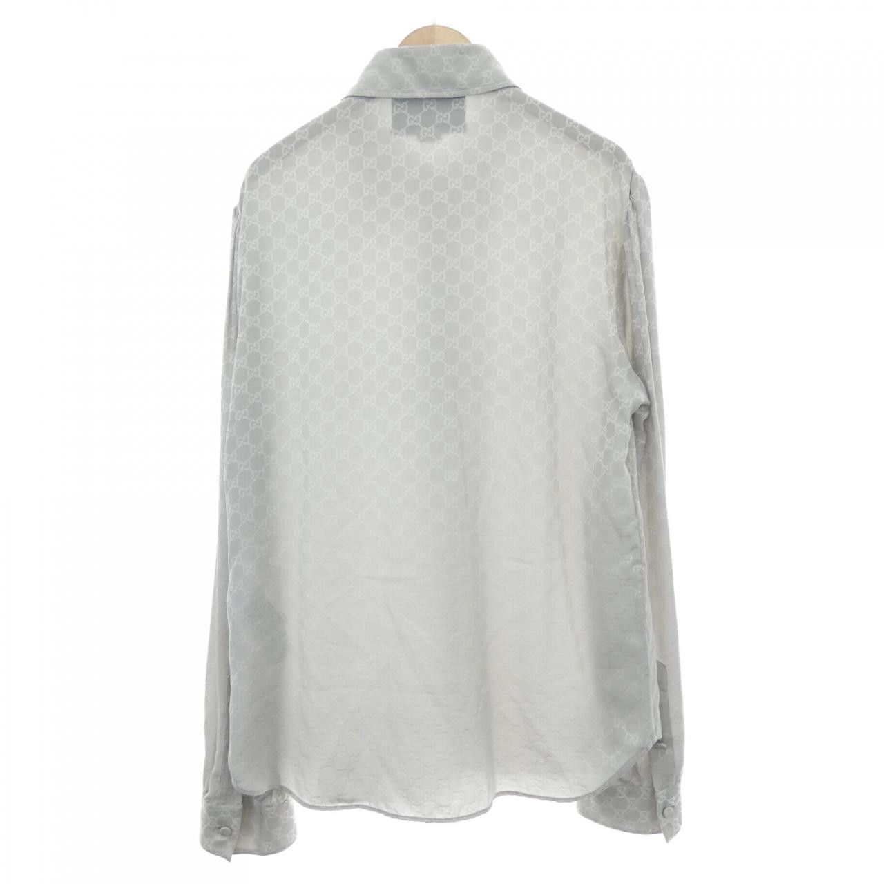 Gucci Gucci Gucci Silk Shirt Textile Dress Shirt 690542ZAISQ DUTY FREE for USA Size ONE SIZE - 2 Thumbnail