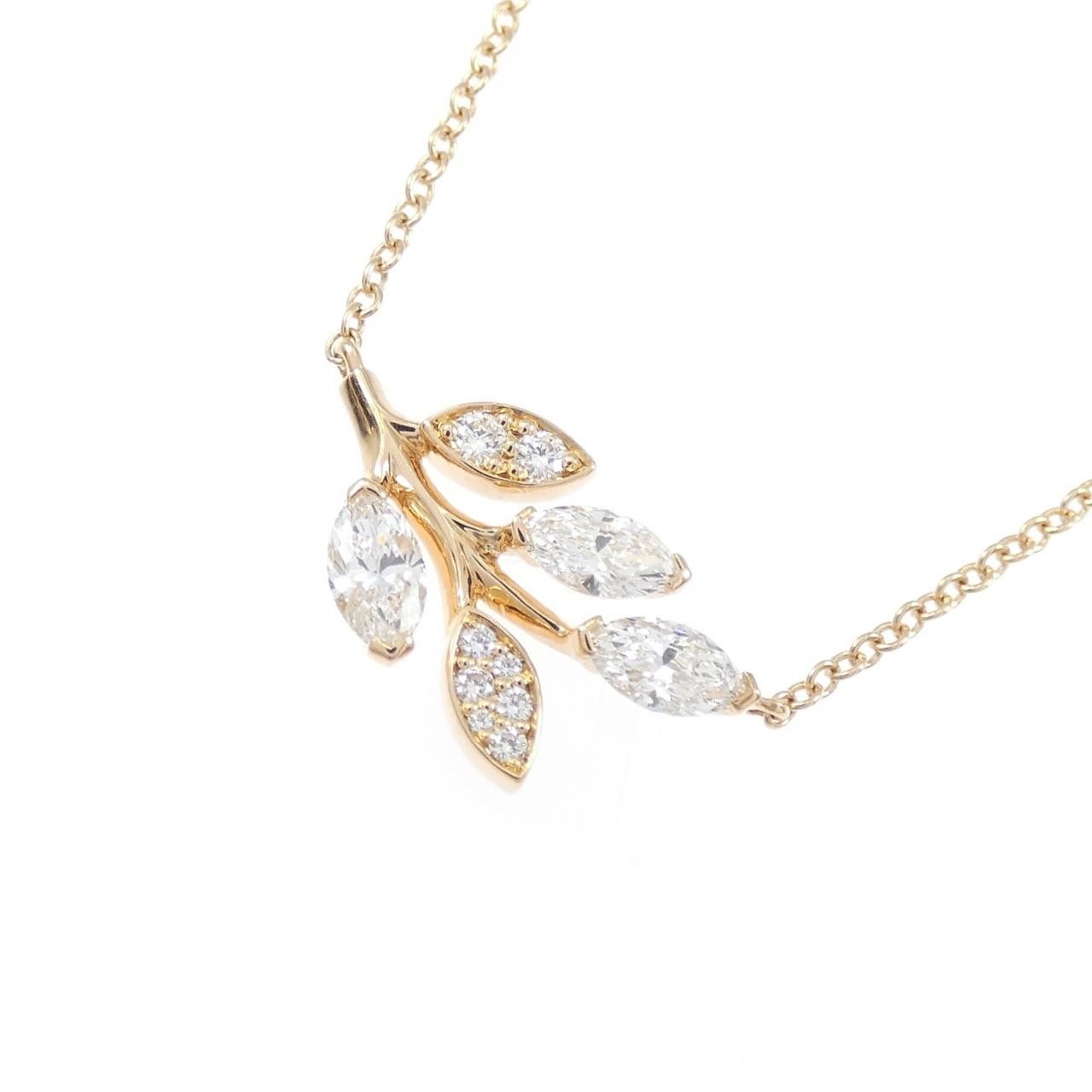 Tiffany & Co. Tiffany & Co. Tiffany Victoria 18K Pink Gold Diamond Necklace Precious Metal Necklace 66960838 DUTY FREE for USA Size ONE SIZE - 3 Thumbnail