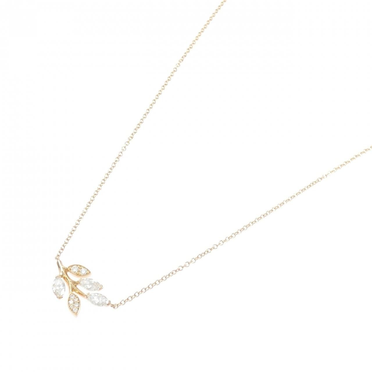 Tiffany & Co. Tiffany & Co. Tiffany Victoria 18K Pink Gold Diamond Necklace Precious Metal Necklace 66960838 DUTY FREE for USA Size ONE SIZE - 2 Thumbnail