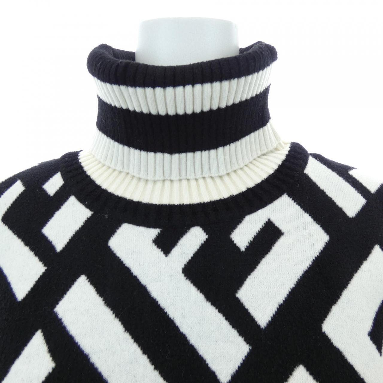 Fendi Fendi Fendi FF Motif Knitwear Textile Tops FZY639A3PU DUTY FREE for USA Size ONE SIZE - 6 Thumbnail