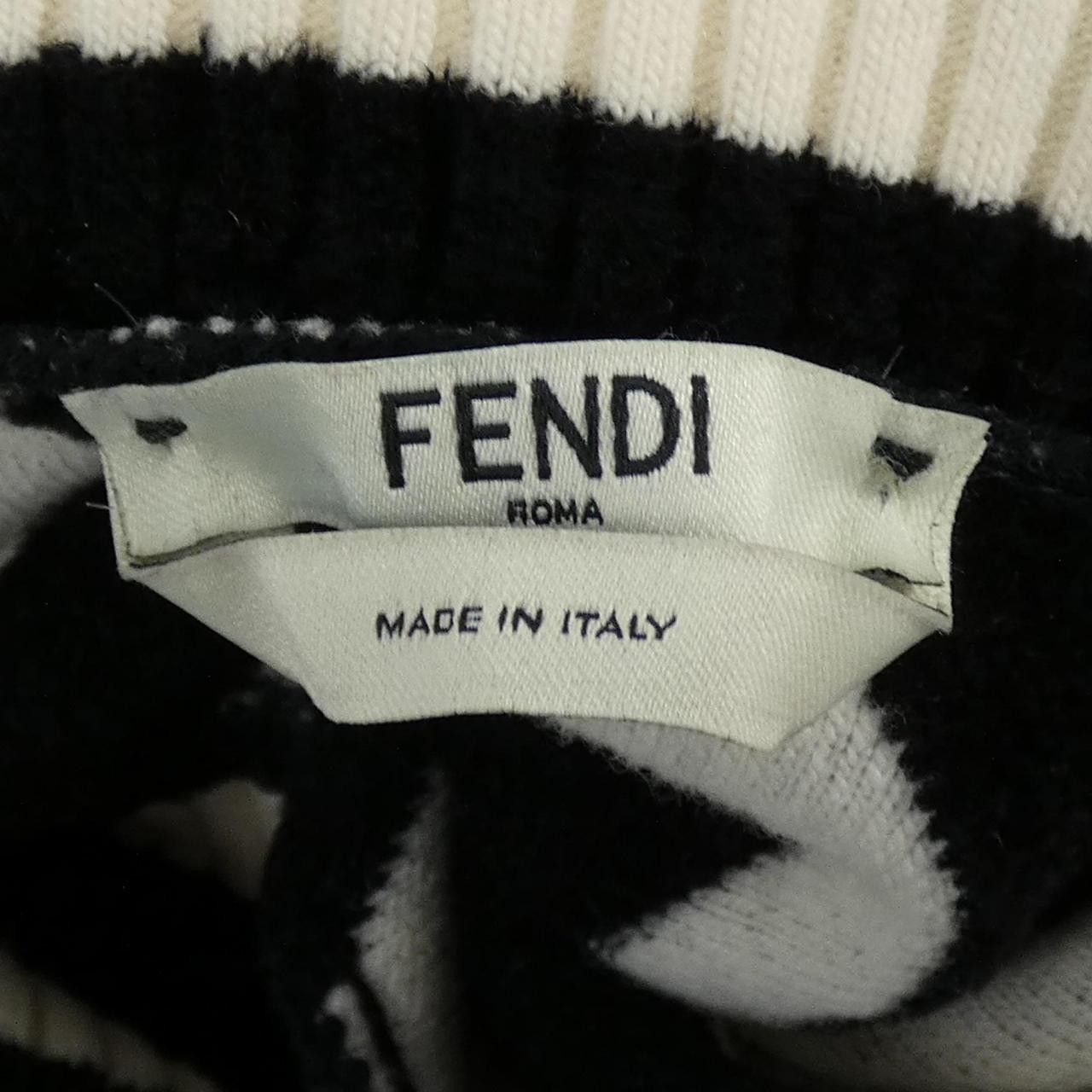 Fendi Fendi Fendi FF Motif Knitwear Textile Tops FZY639 A3PU DUTY FREE for USA Size ONE SIZE - 5 Thumbnail