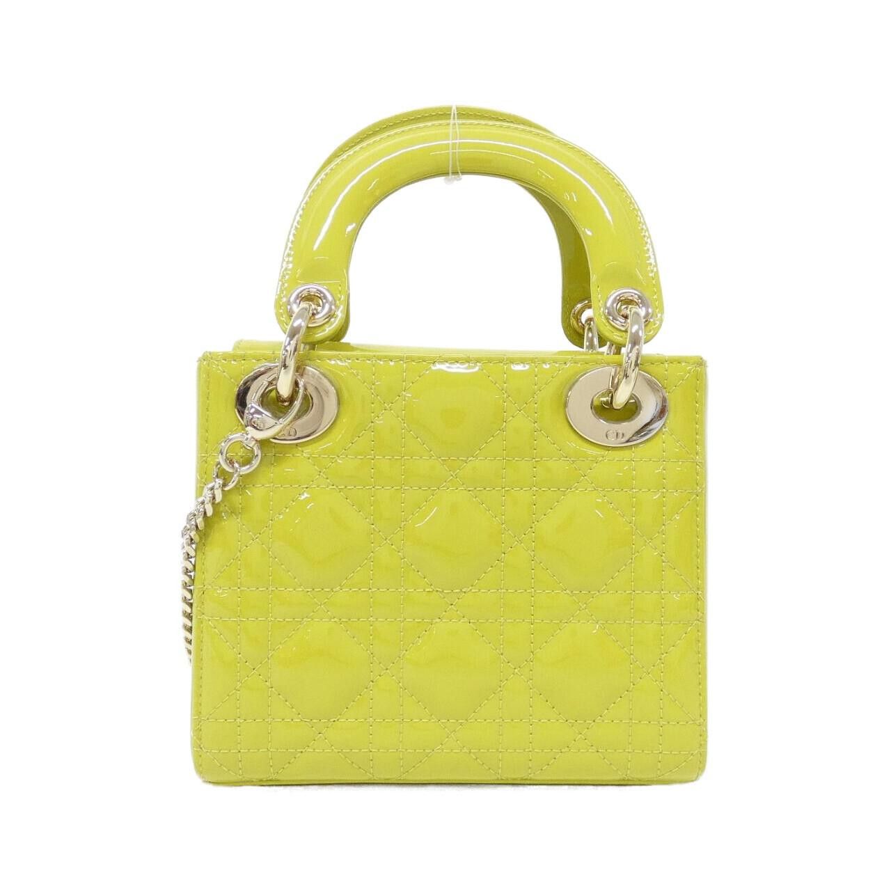Dior Dior Christian Dior Lady Dior Patent Leather Handbag Plastic / Synthetic Handbag M0505OWCB DUTY FREE for USA Size ONE SIZE - 2 Thumbnail