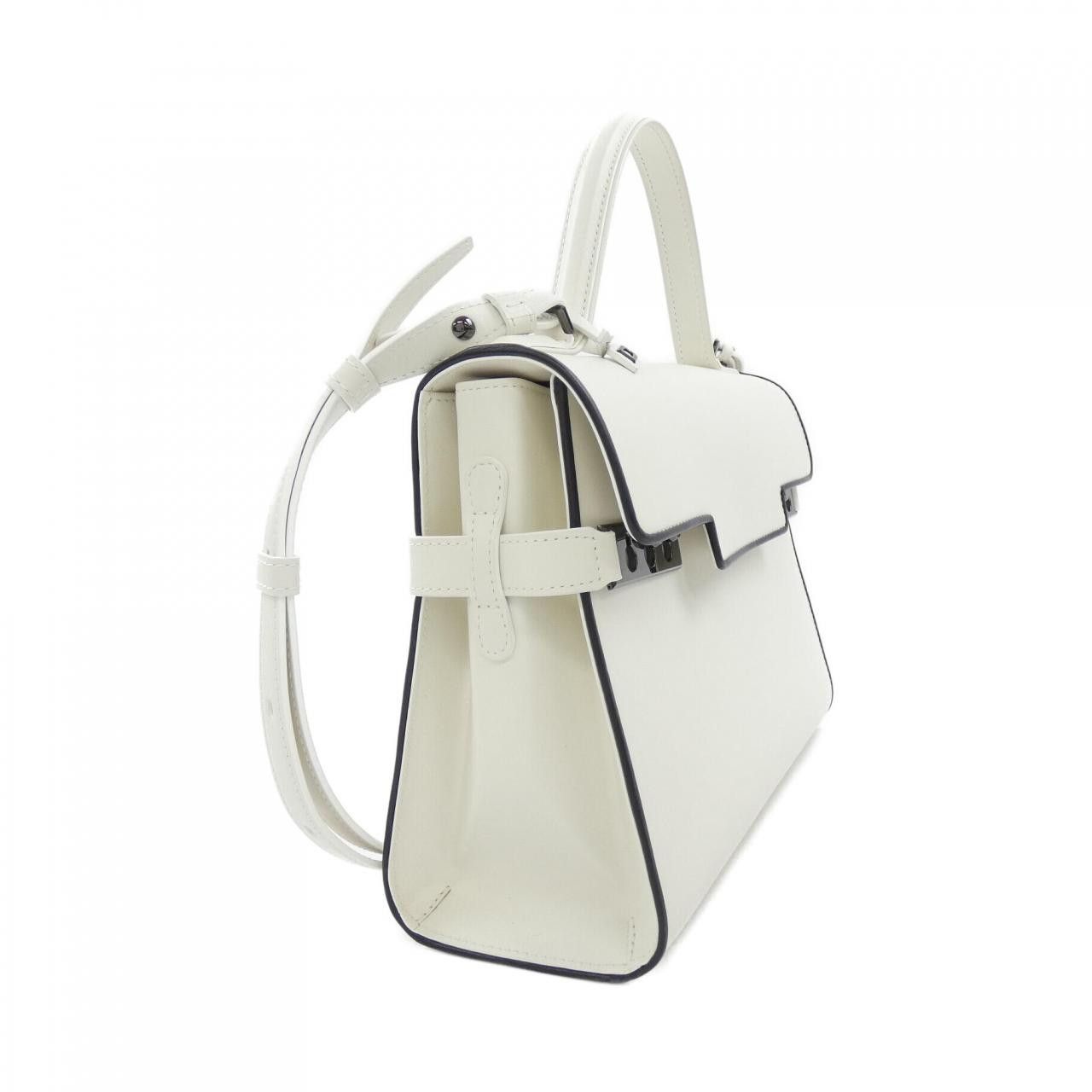 Delvaux Delvaux Delvaux Tempete Box Calf Bag Leather Handbag AA0368AYW DUTY FREE for USA Size ONE SIZE - 2 Thumbnail