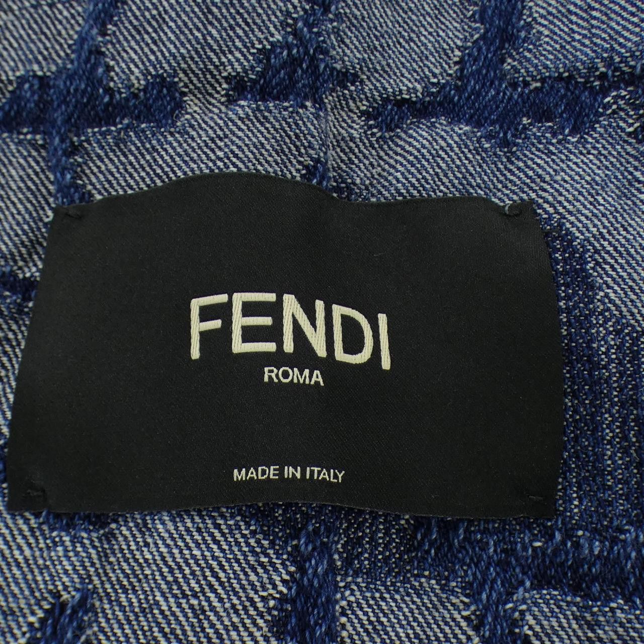 Fendi Fendi Fendi Denim Jacket Textile Outerwear FW1292 AR9N DUTY FREE for USA Size ONE SIZE - 4 Thumbnail