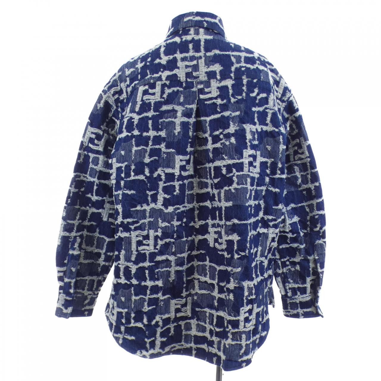 Fendi Fendi Fendi Denim Jacket Textile Outerwear FW1292 AR9N DUTY FREE for USA Size ONE SIZE - 2 Thumbnail