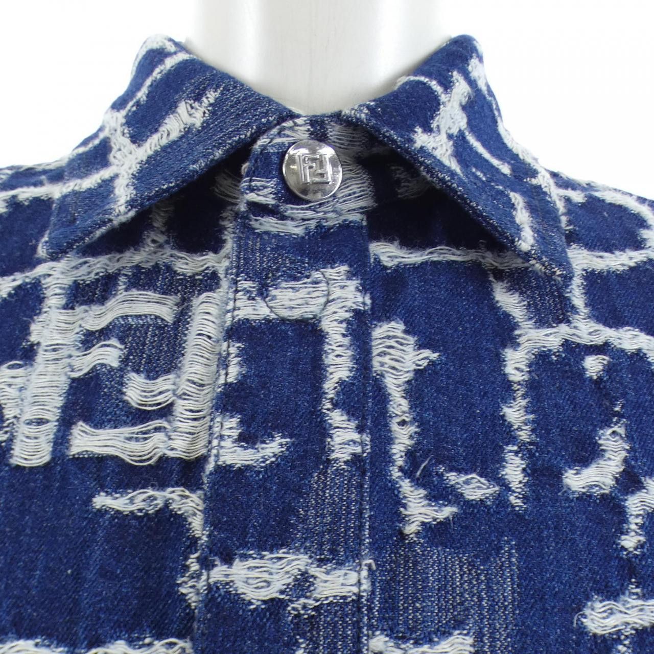 Fendi Fendi Fendi Denim Jacket Textile Outerwear FW1292 AR9N DUTY FREE for USA Size ONE SIZE - 5 Thumbnail