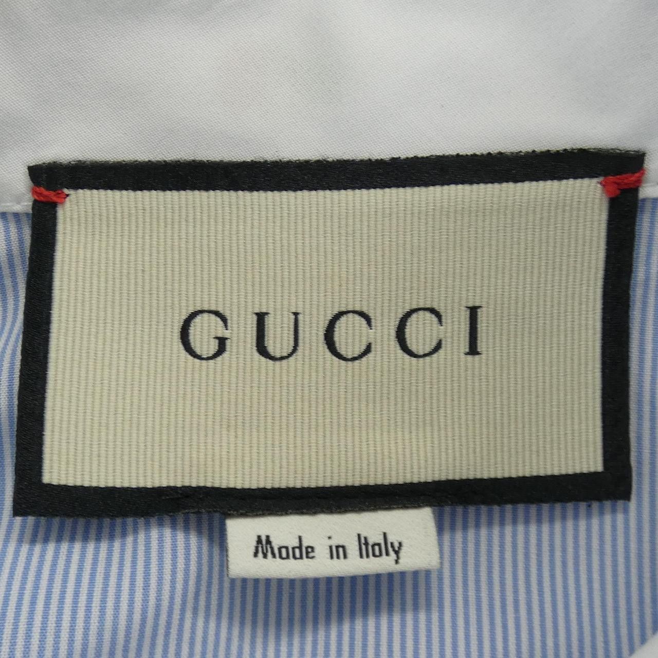 Gucci Gucci Gucci Stripe Shirt Textile Tops 498662Z346A DUTY FREE for USA Size ONE SIZE - 4 Thumbnail