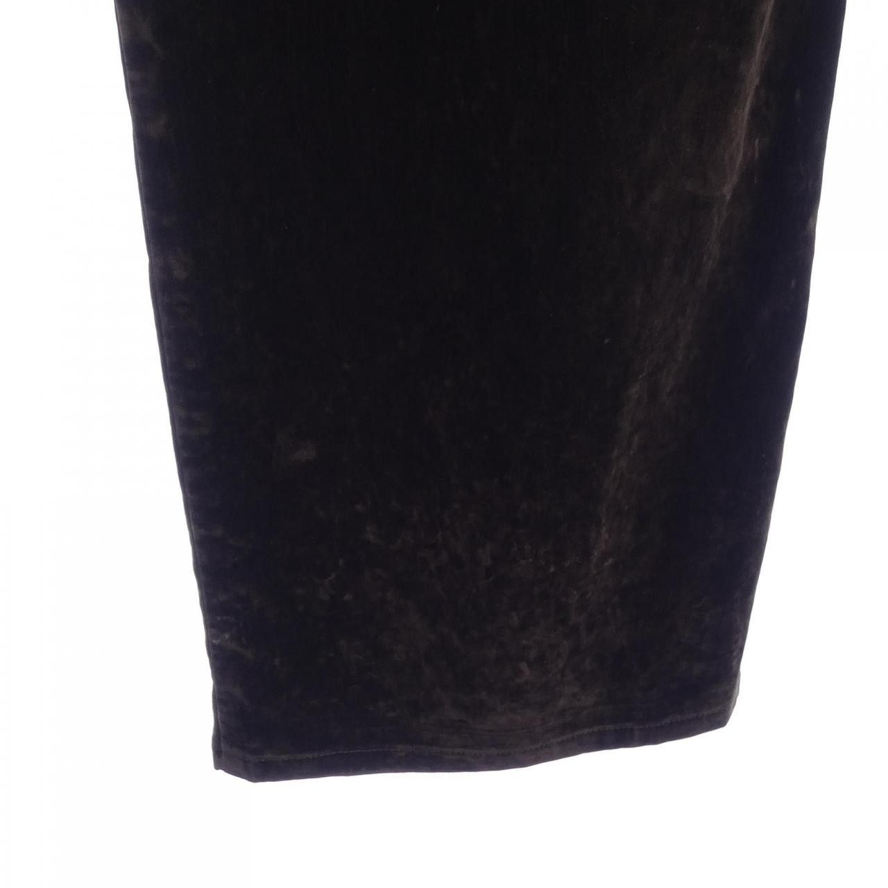 Miu Miu Miu Miu Miu Miu Miu Miu logo washed flocking pants Textile Pants MP1725SOOO157Y DUTY FREE for USA Size ONE SIZE - 5 Thumbnail