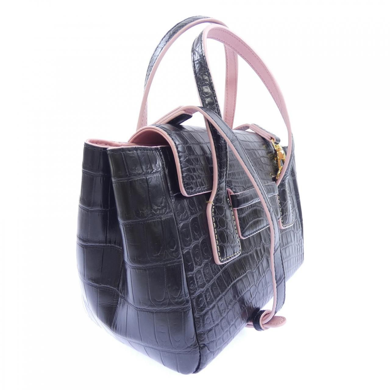 Other Other Crocodile Handbag Leather Handbag DUTY FREE for USA Size ONE SIZE - 2 Thumbnail