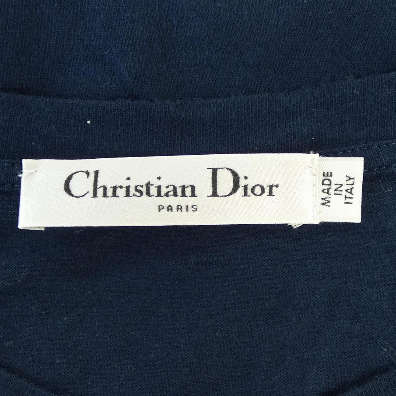 Dior Dior Christian Dior Cotton T shirt Textile T-Shirts 143T04A4043 DUTY FREE for USA Size ONE SIZE - 4 Thumbnail