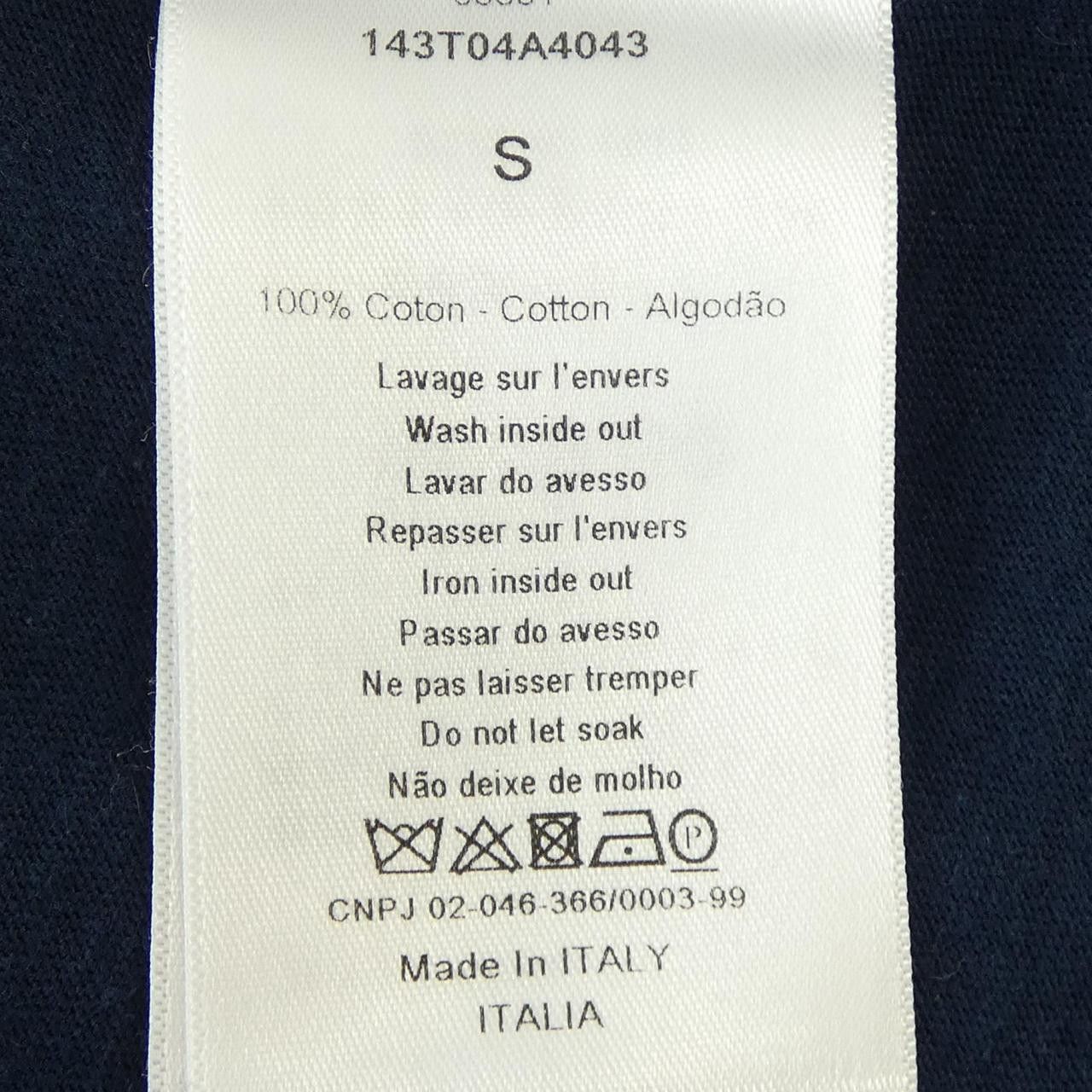 Dior Dior Christian Dior Cotton T shirt Textile T-Shirts 143T04A4043 DUTY FREE for USA Size ONE SIZE - 3 Thumbnail