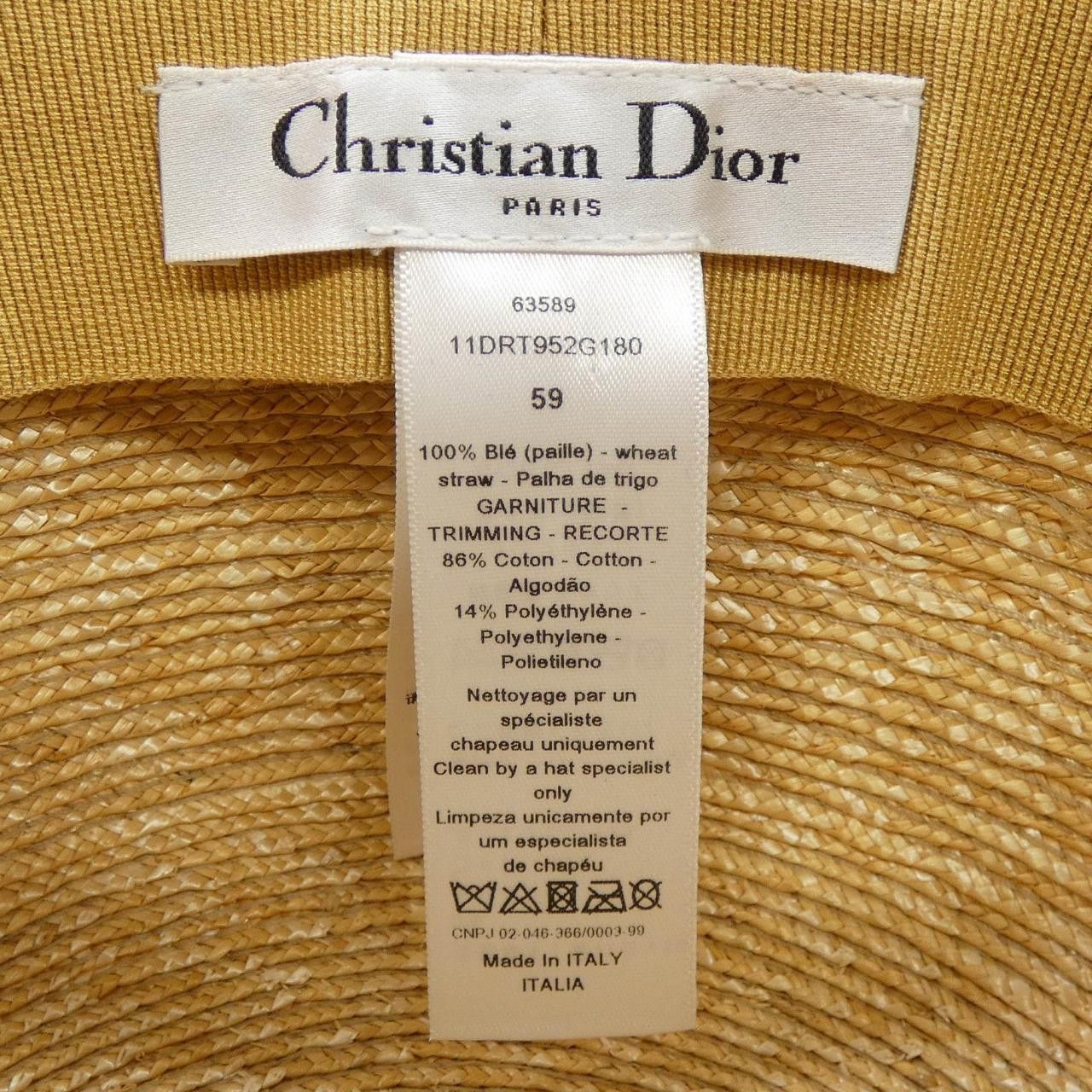 Dior Dior Christian Dior Hat Textile Hats 11DRT952G180 DUTY FREE for USA Size ONE SIZE - 3 Thumbnail
