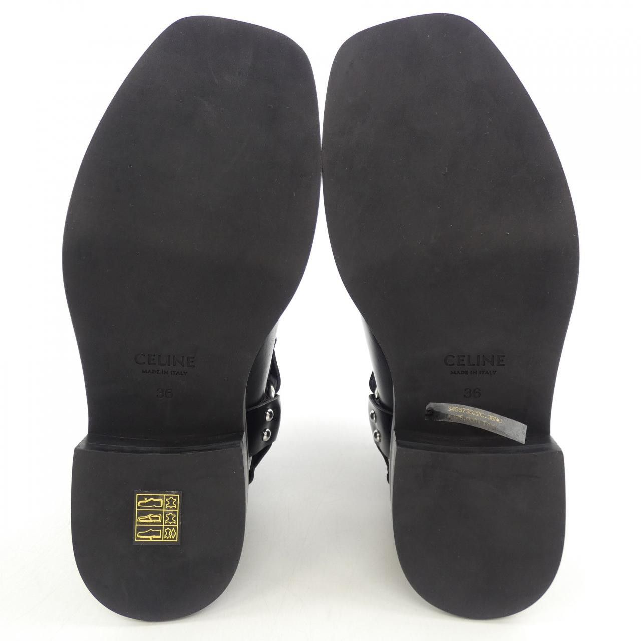Celine Celine Celine Boots Leather Shoes 345873622C DUTY FREE for USA Size ONE SIZE - 4 Thumbnail