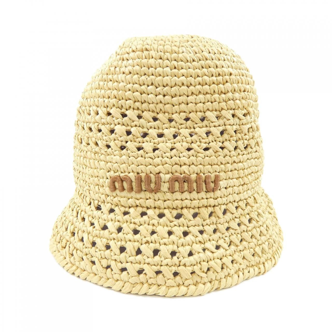 Miu Miu Miu Miu Miu Miu Cotton Hat Textile Hats 5HC287 2D01 DUTY FREE for USA Size ONE SIZE - 2 Thumbnail