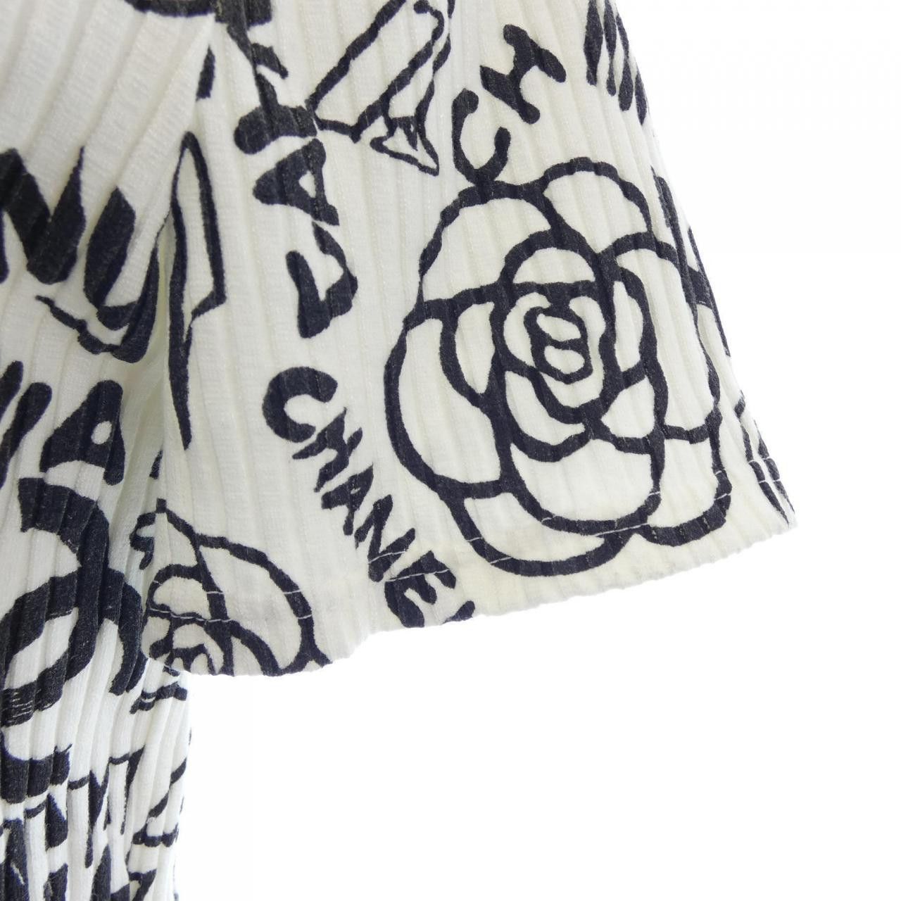Chanel Chanel Chanel Tshirt Textile T-Shirts P61888V47215 DUTY FREE for USA Size ONE SIZE - 7 Thumbnail