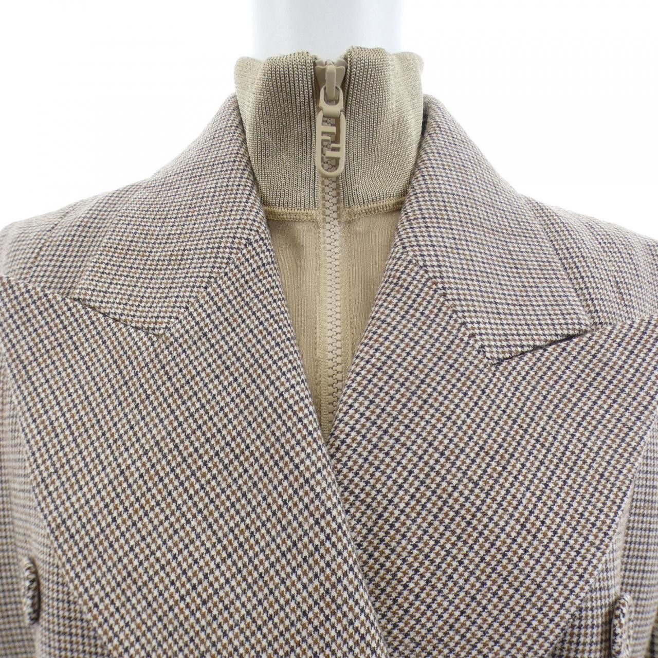 Fendi Fendi Fendi Wool Blend Jacket Others Outerwear FJ7280AKSM DUTY FREE for USA Size ONE SIZE - 6 Thumbnail