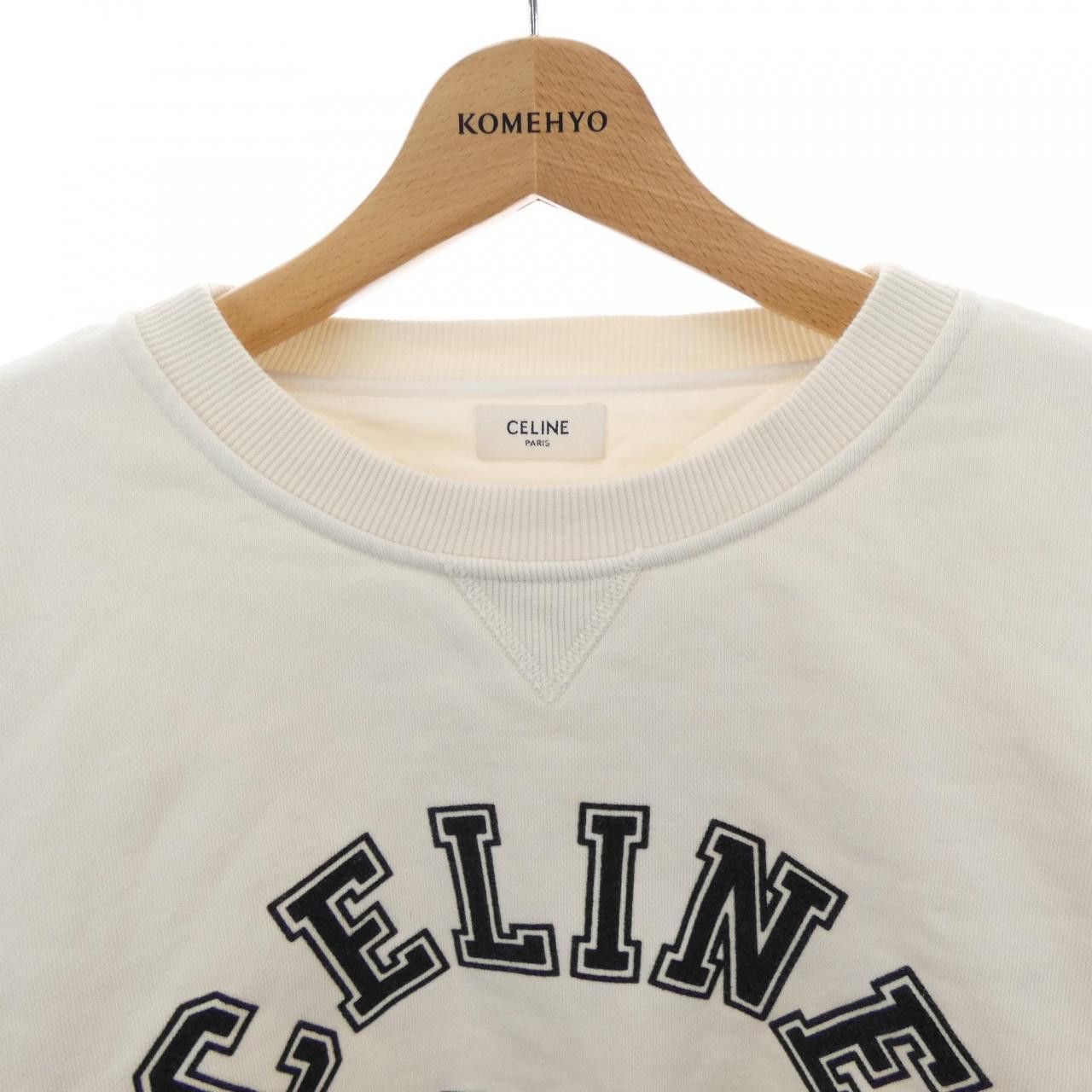 Celine Celine CELINE Cotton Sweatshirt Textile Sweatshirts & Hoodies 2Y01A670Q DUTY FREE for USA Size ONE SIZE - 5 Thumbnail