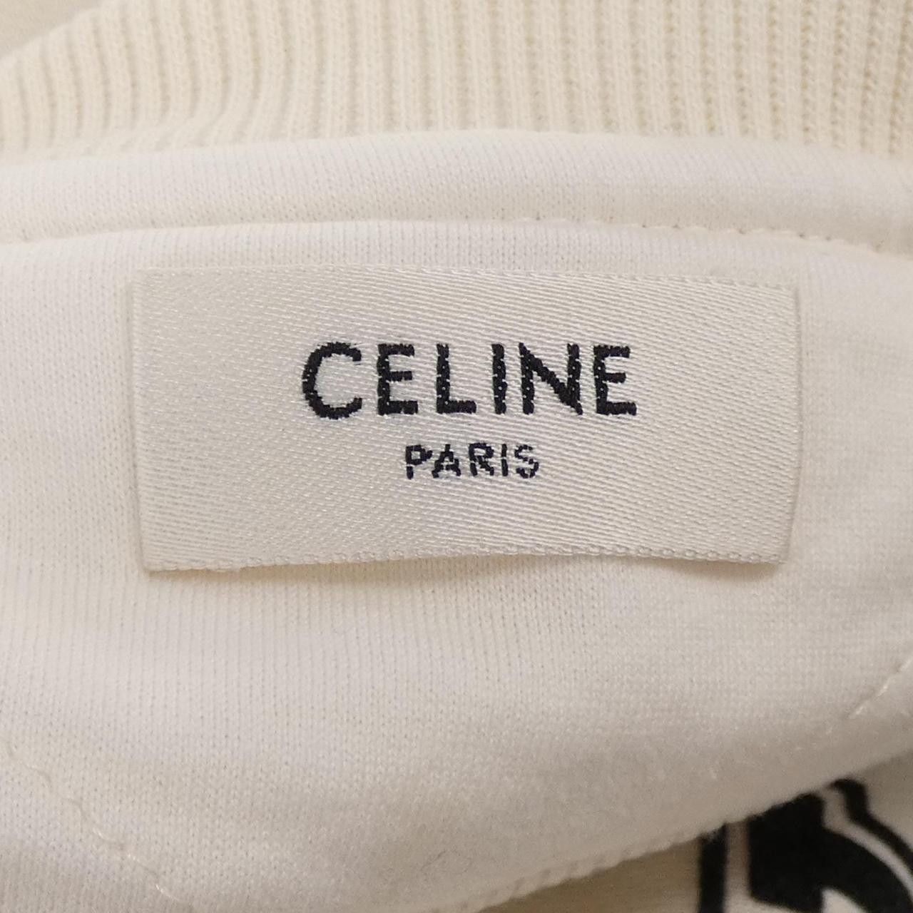 Celine Celine CELINE Cotton Sweatshirt Textile Sweatshirts & Hoodies 2Y01A670Q DUTY FREE for USA Size ONE SIZE - 4 Thumbnail