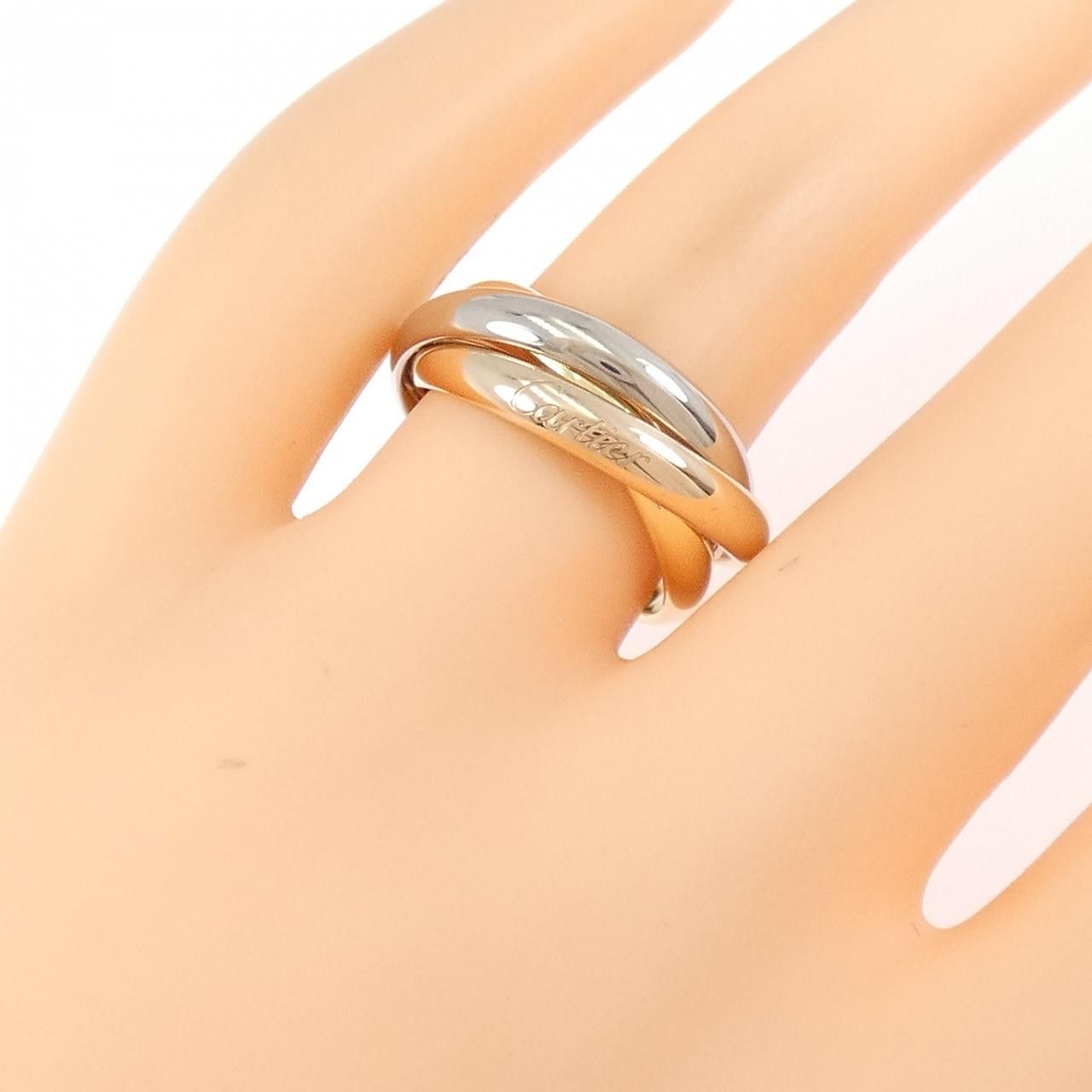 Cartier Cartier Cartier Trinity Au750 Ring Size 52 Precious Metal Ring B4234200 DUTY FREE for USA Size ONE SIZE - 5 Thumbnail