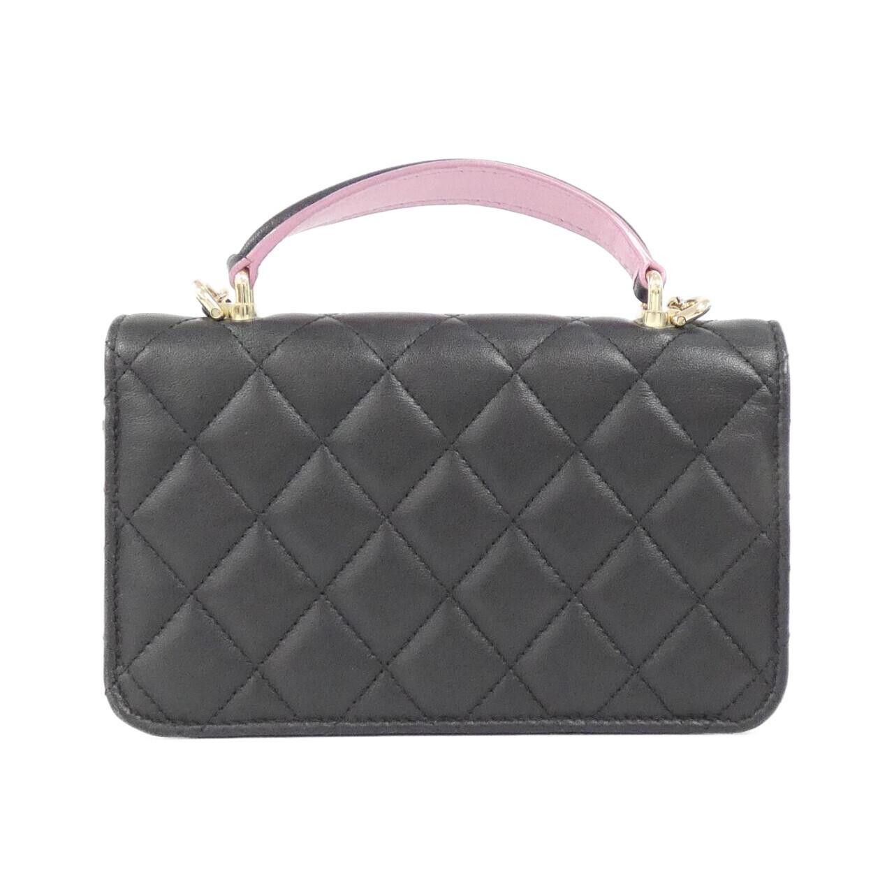Chanel Chanel Chanel Lambskin Phone Case Leather Phonecase AP3226 DUTY FREE for USA Size ONE SIZE - 2 Thumbnail