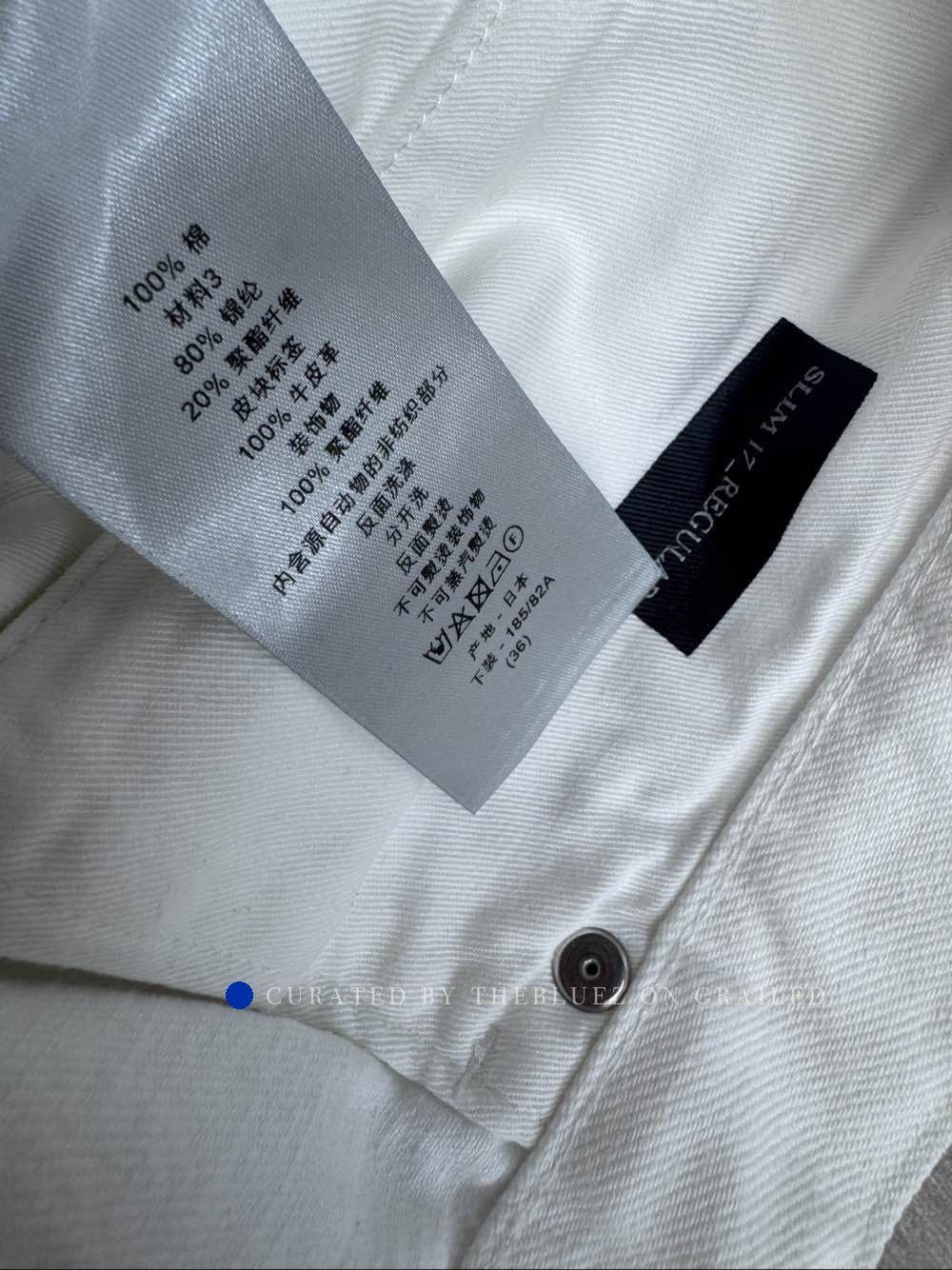 Dior White Logo Pocket Jeans Size US 36 / EU 52 - 4 Thumbnail