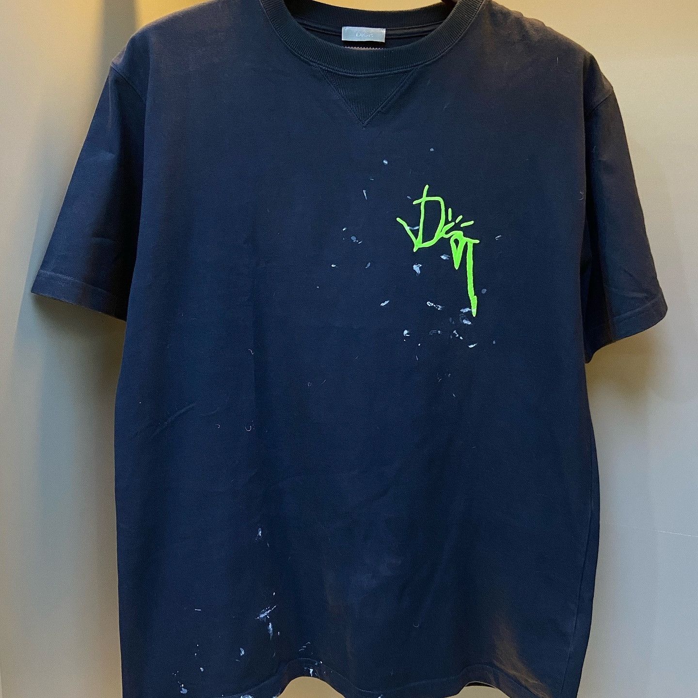 Dior Travis Scott Collaboration Embroidery Tee Size US L / EU 52-54 / 3 - 9 Thumbnail
