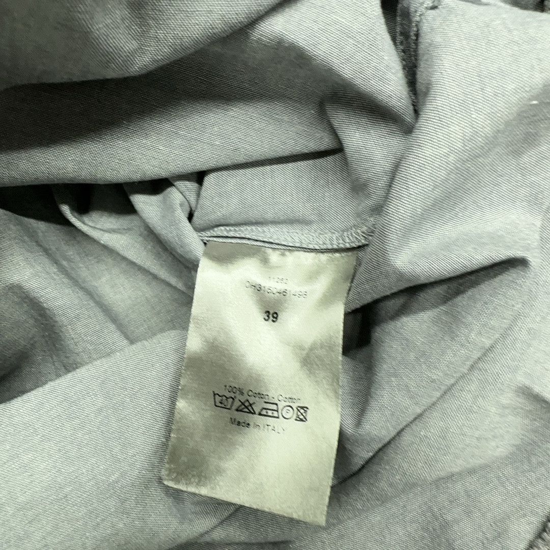 Dior Gray Bee Embroidery Button-Up Shirt Size US M / EU 48-50 / 2 - 4 Thumbnail